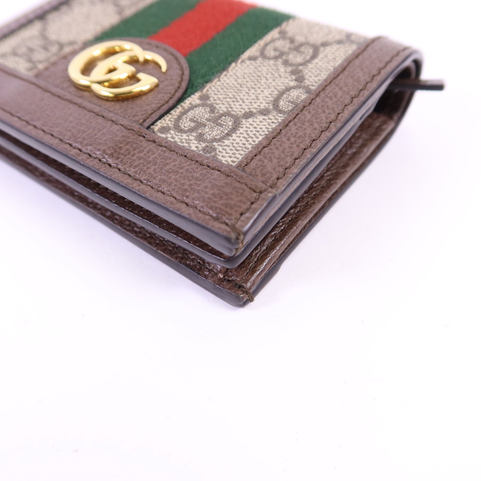 GUCCI 塗層帆布Ophidia Case Wallet金扣錢包