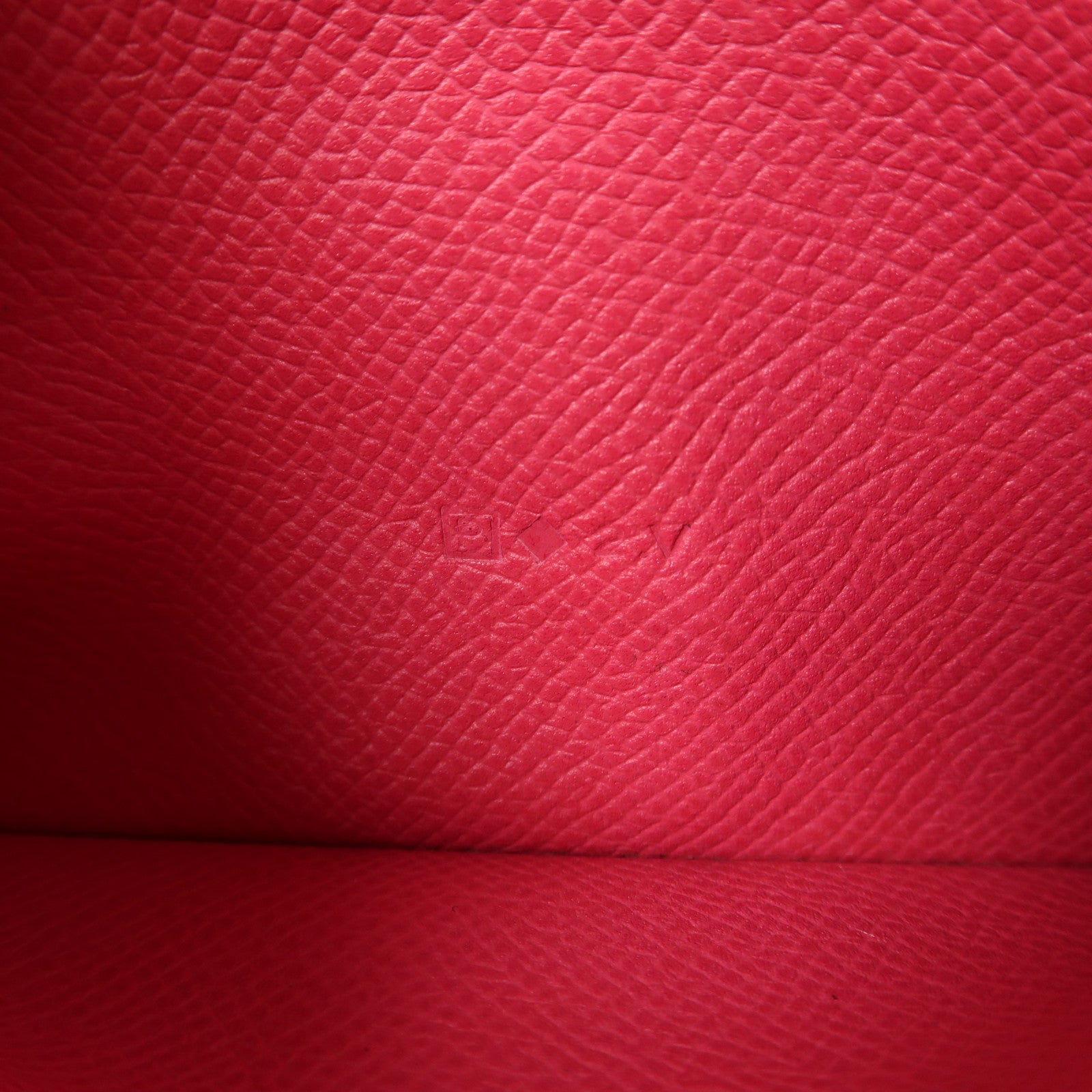 HERMES PHW Bearn Long Wallet Epson Leather K5 Tosca