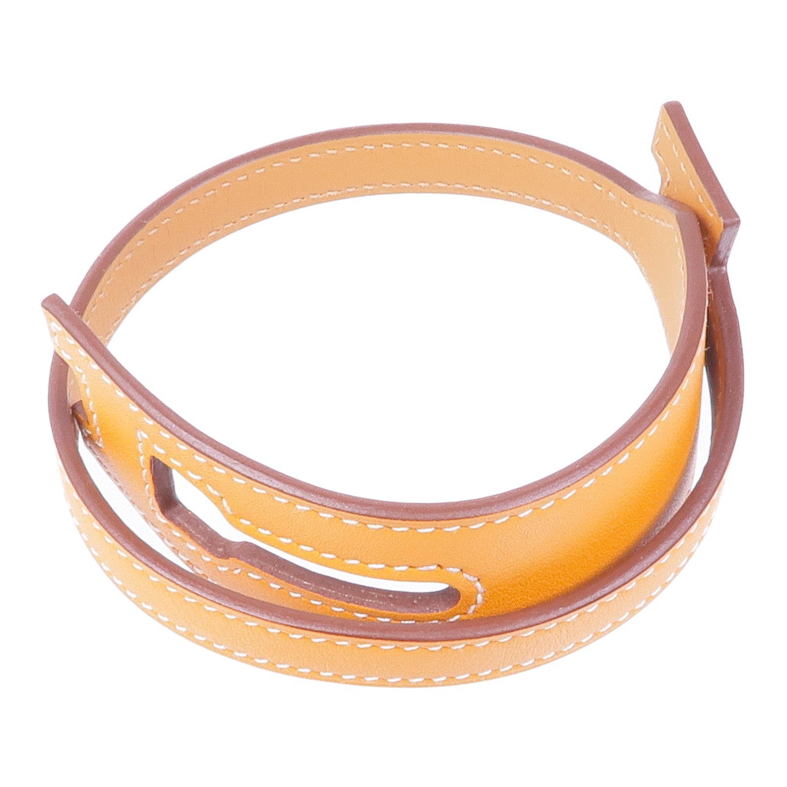 HERMES Swift皮革Double Tour Wrap手帶