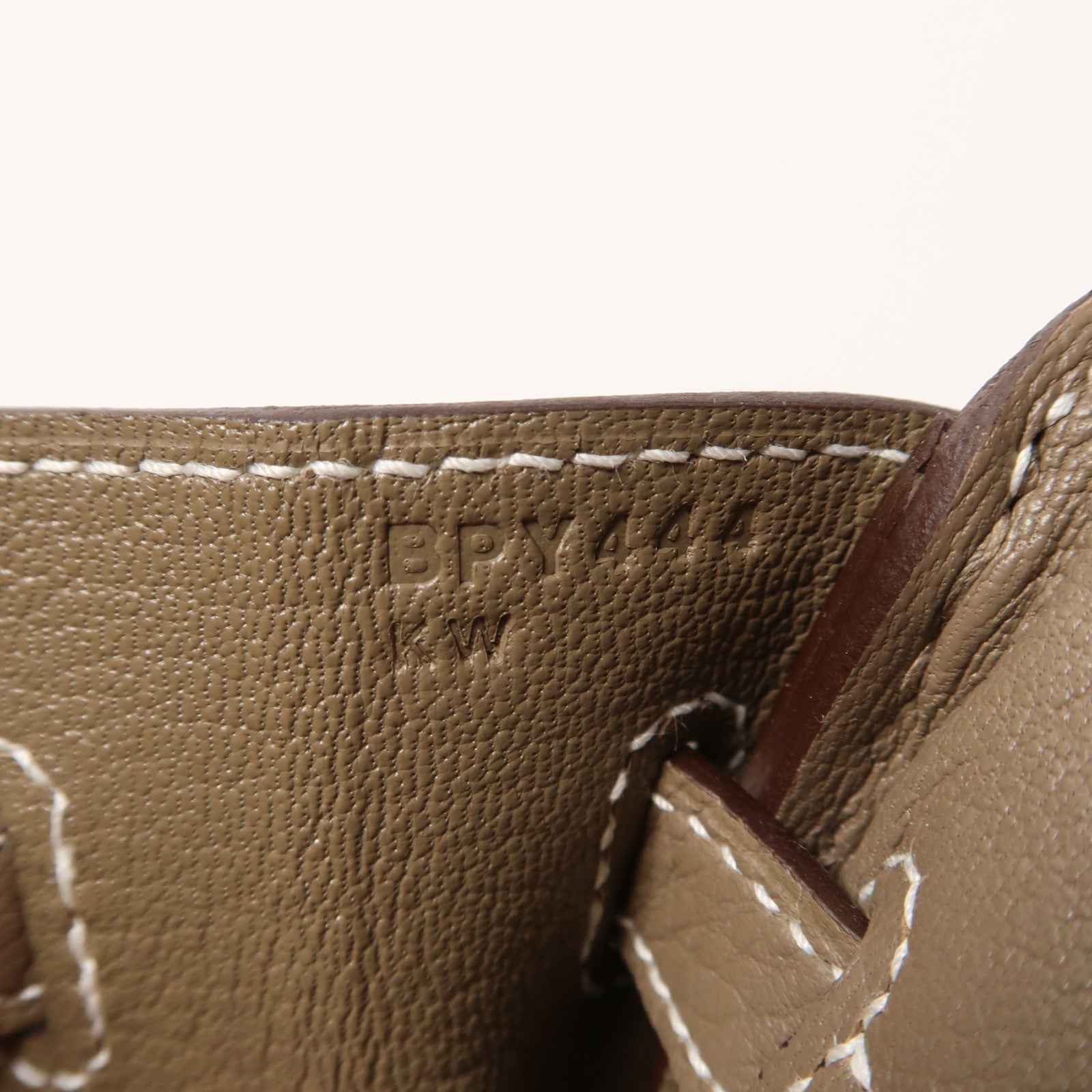 HERMES Togo皮革Birkin 25金扣手挽袋大象灰色