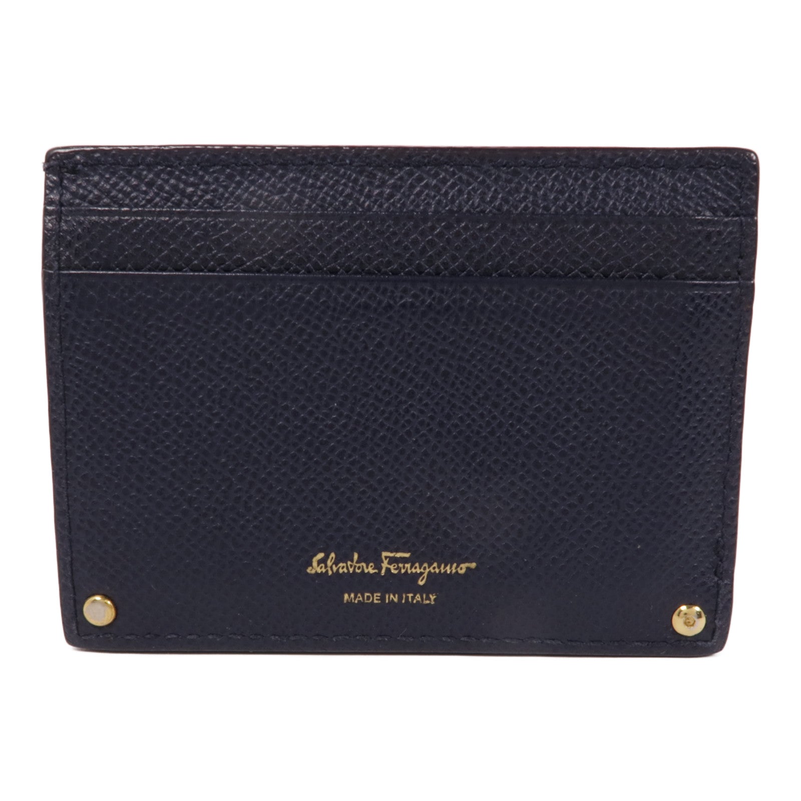 Salvatore Ferragamo 牛皮皮革Card Case金扣卡片套