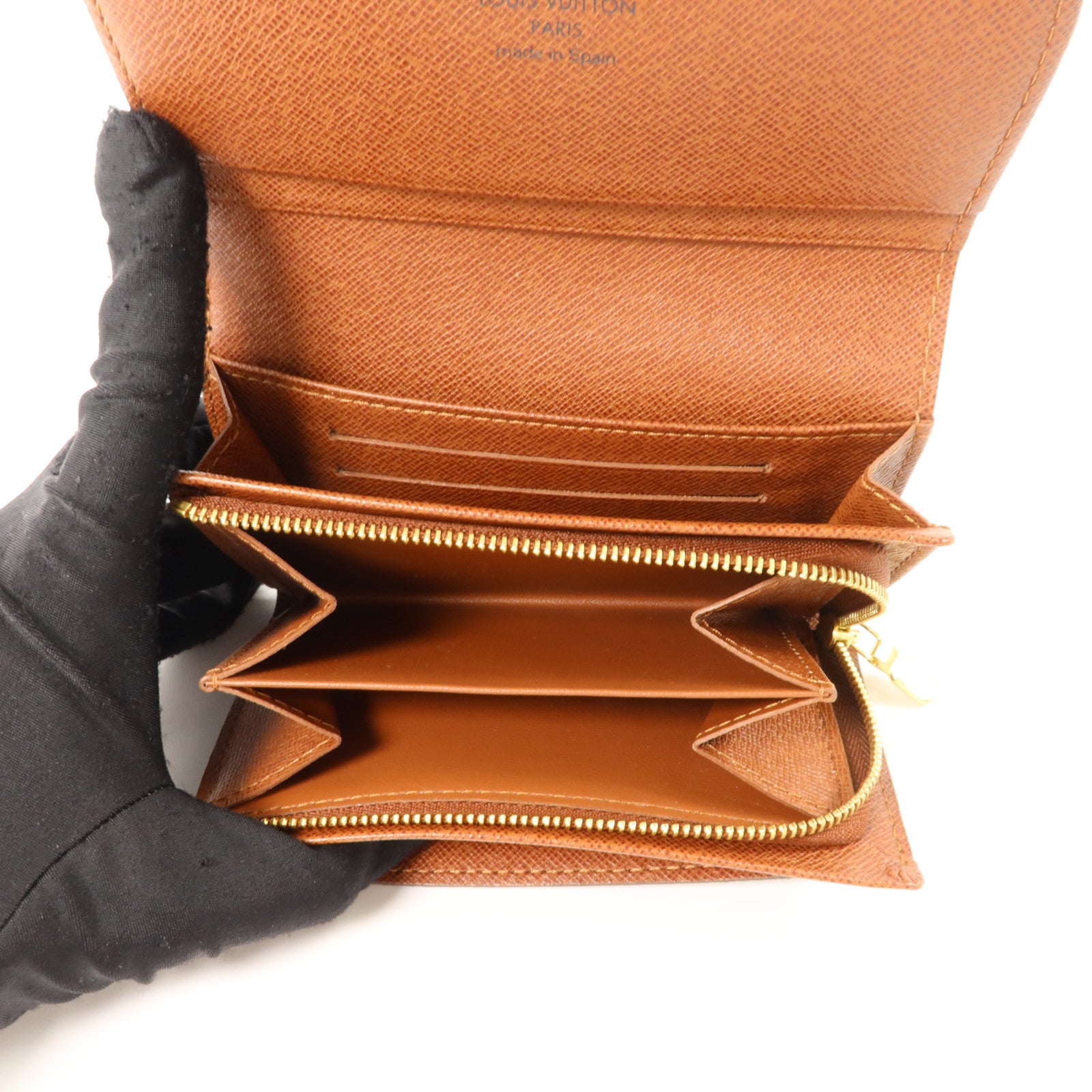 LOUIS VUITTON Monogram Bifold Wallet金扣錢包