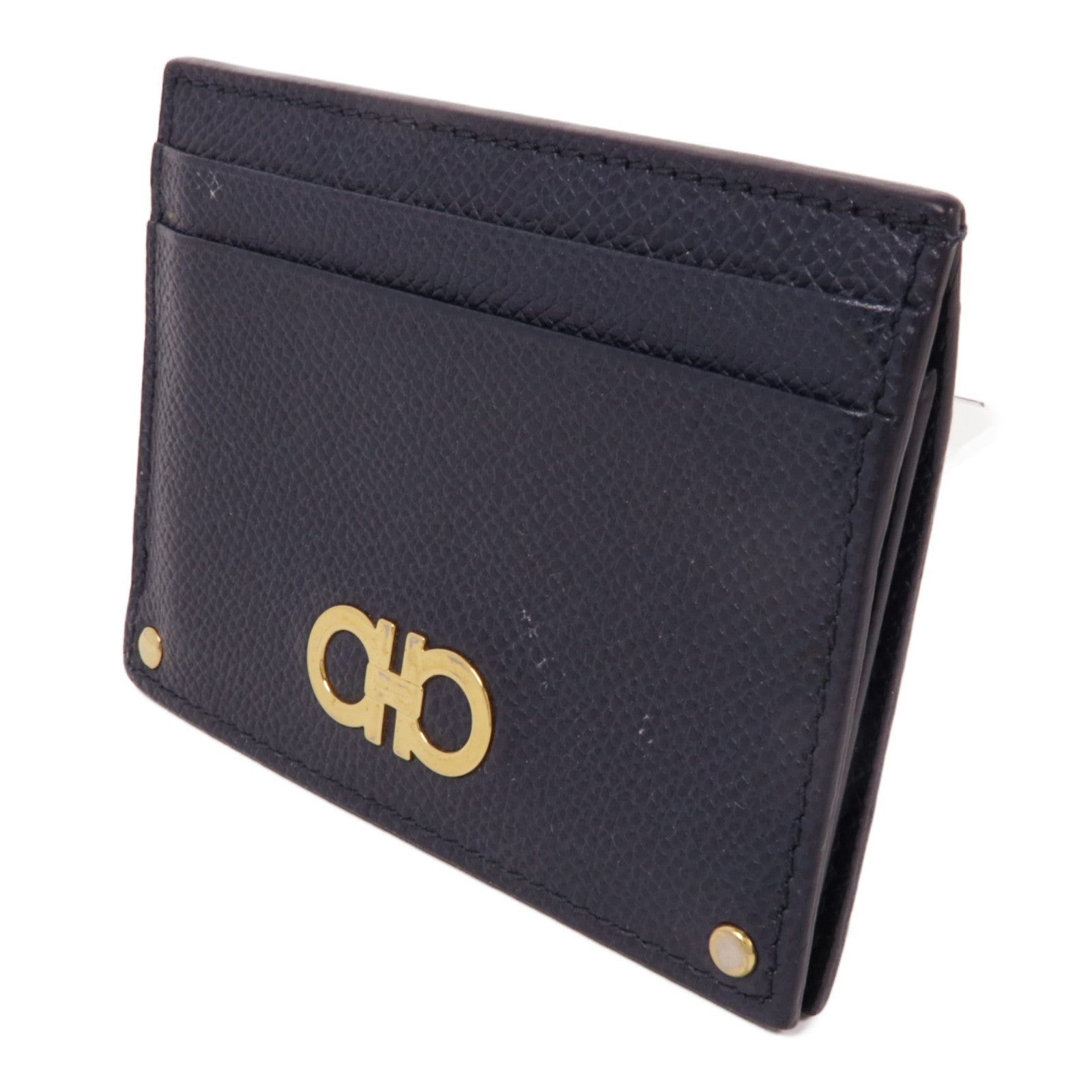 Salvatore Ferragamo 牛皮皮革Card Case金扣卡片套