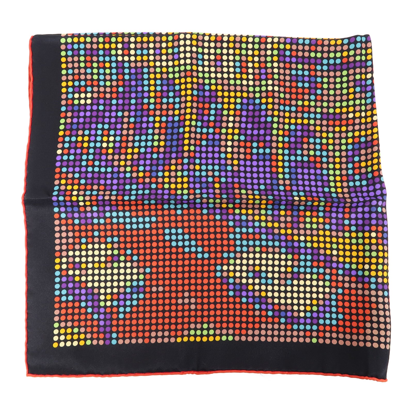 HERMES 絲質Scarf圍巾黑色/多色