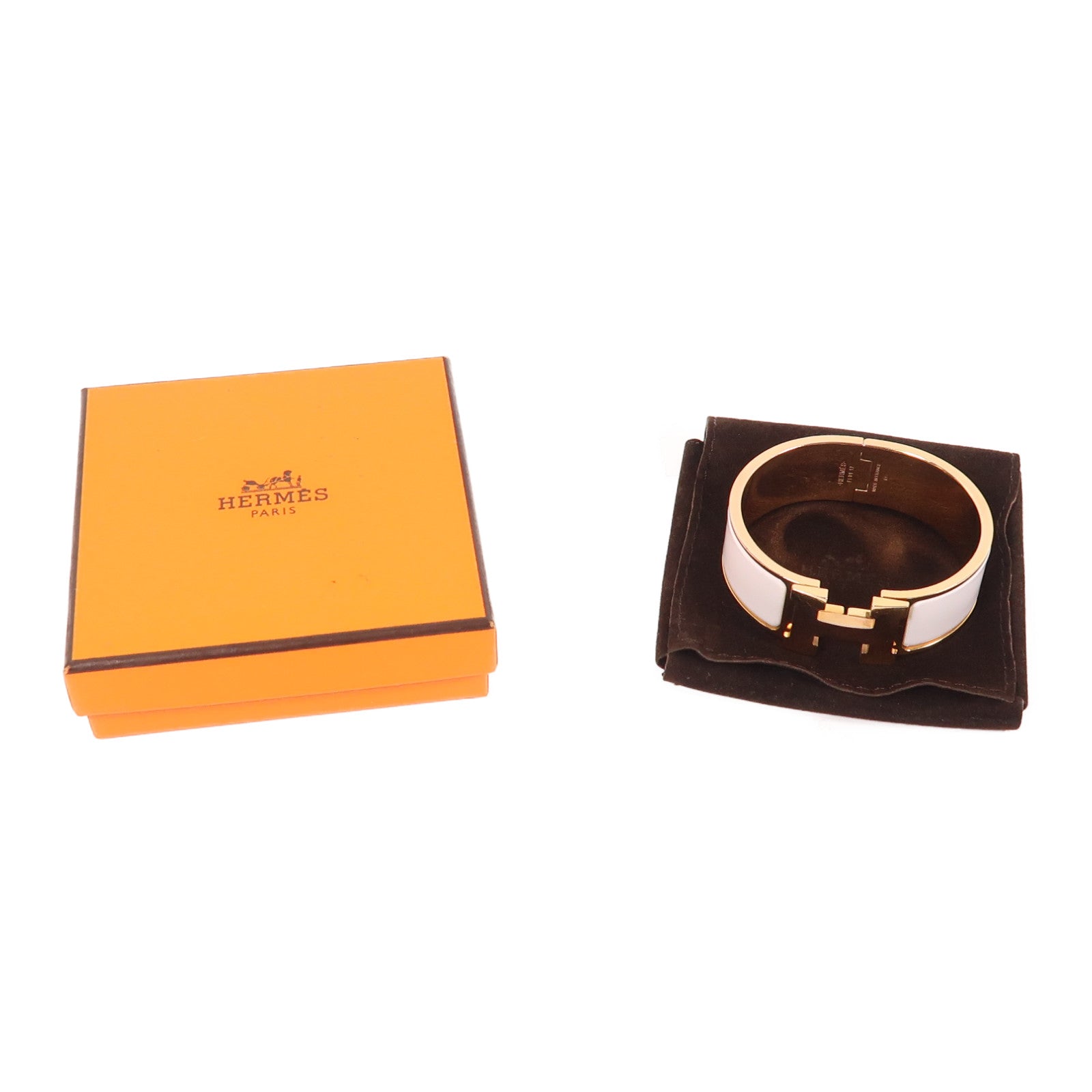 HERMES 金屬Clic Clac H手鐲