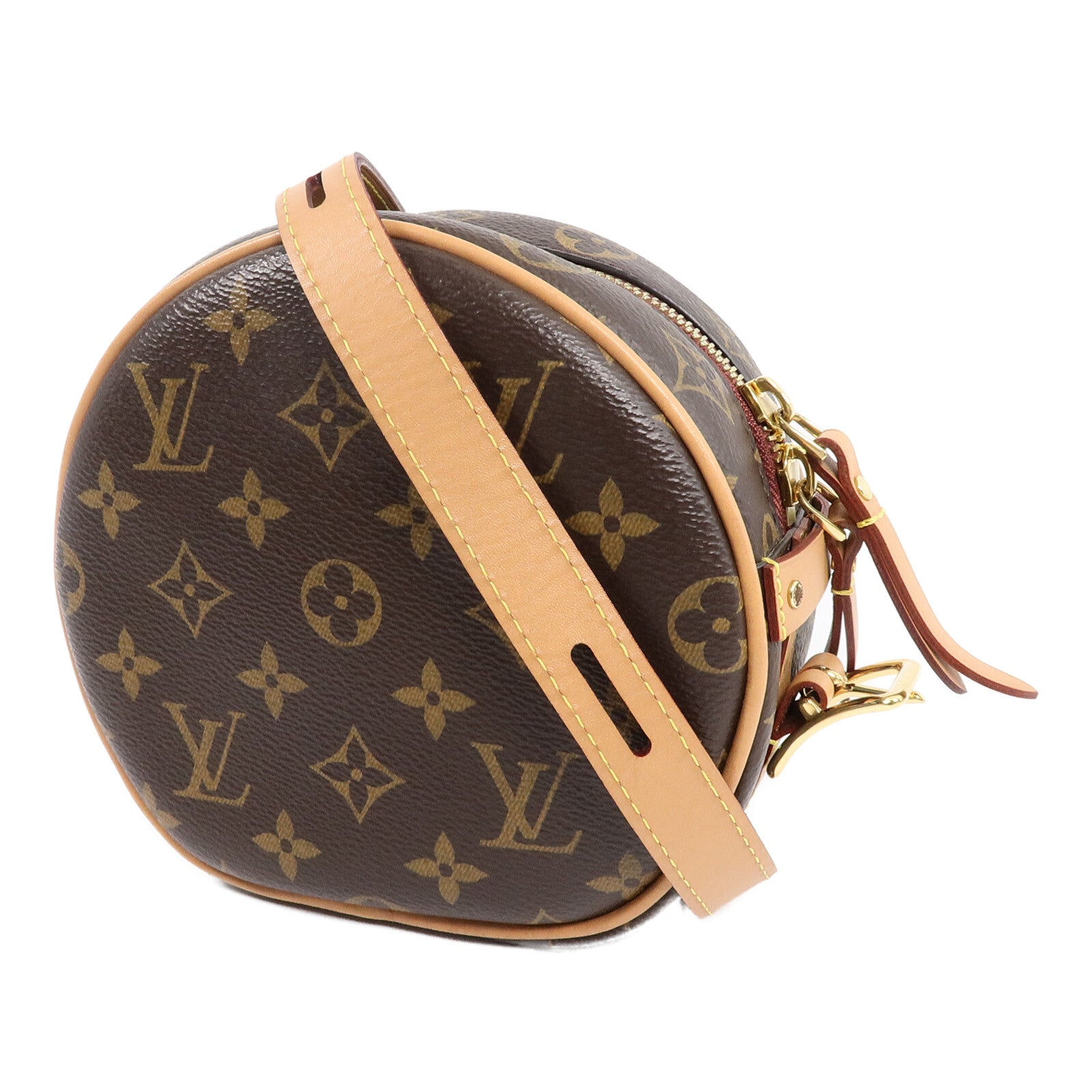 LOUIS VUITTON Monogram Boite Chapeau Souple PM金扣肩背袋