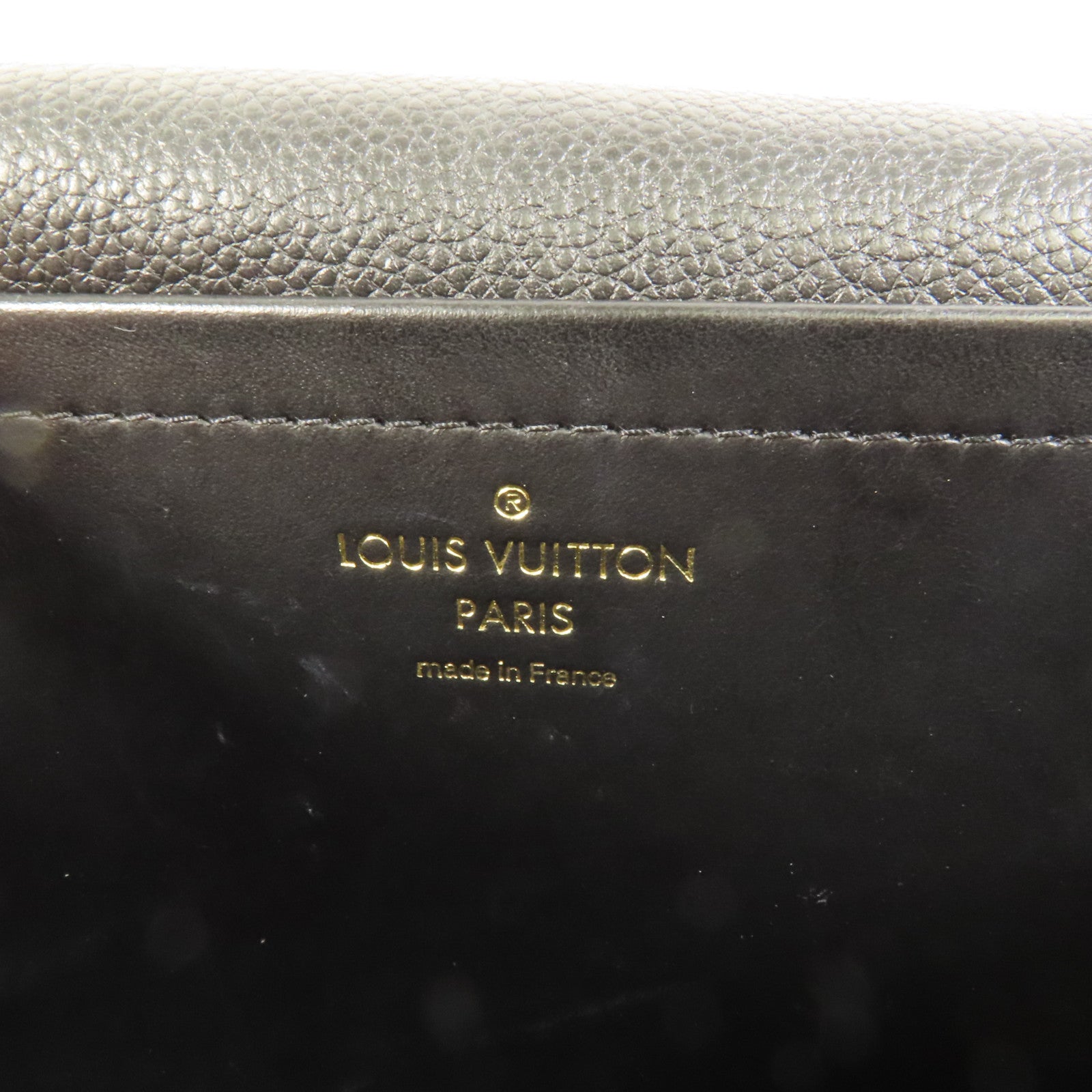LOUIS VUITTON Momogram Empreinte Marceau金扣肩背袋