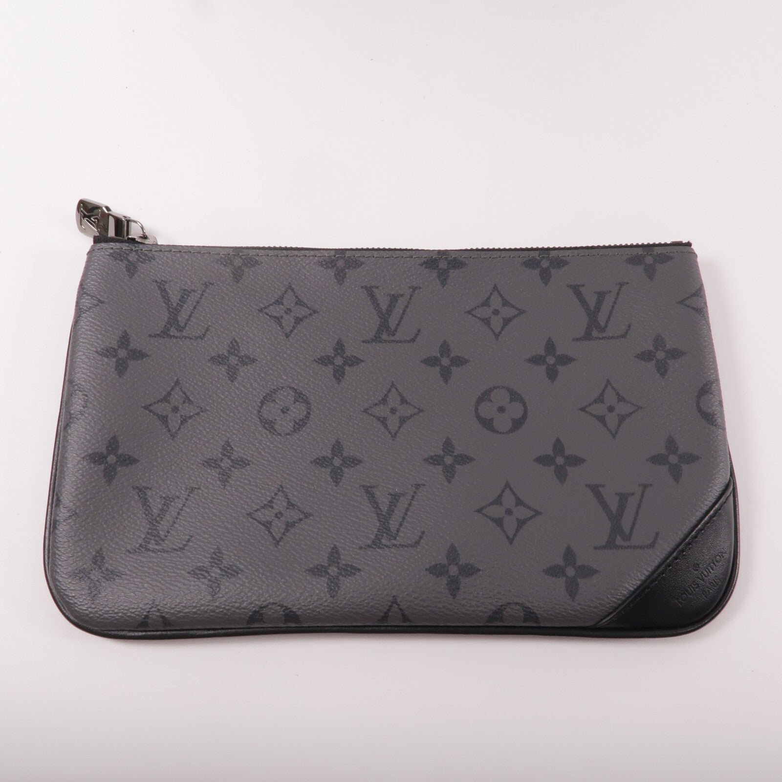 LOUIS VUITTON Monogram Eclipse Reverse Trio Messenger肩背袋
