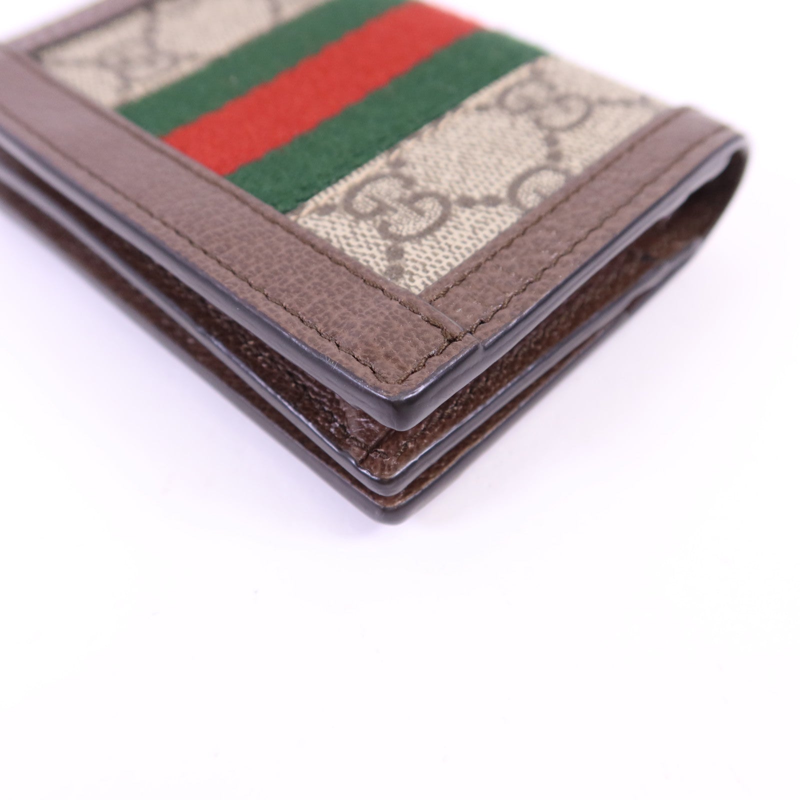 GUCCI 塗層帆布Ophidia Case Wallet金扣錢包