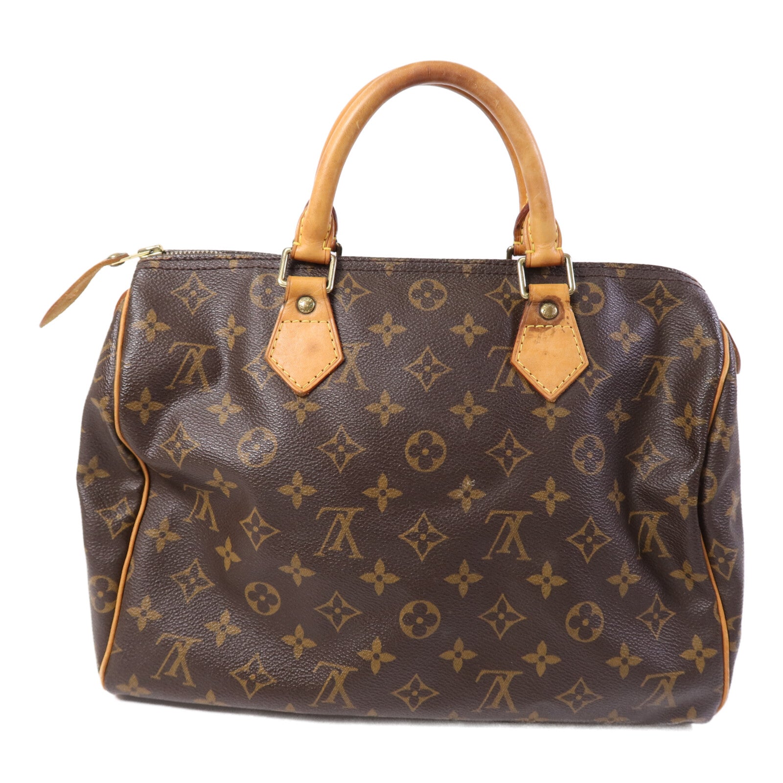 LOUIS VUITTON Monogram Speedy 25金扣手挽袋
