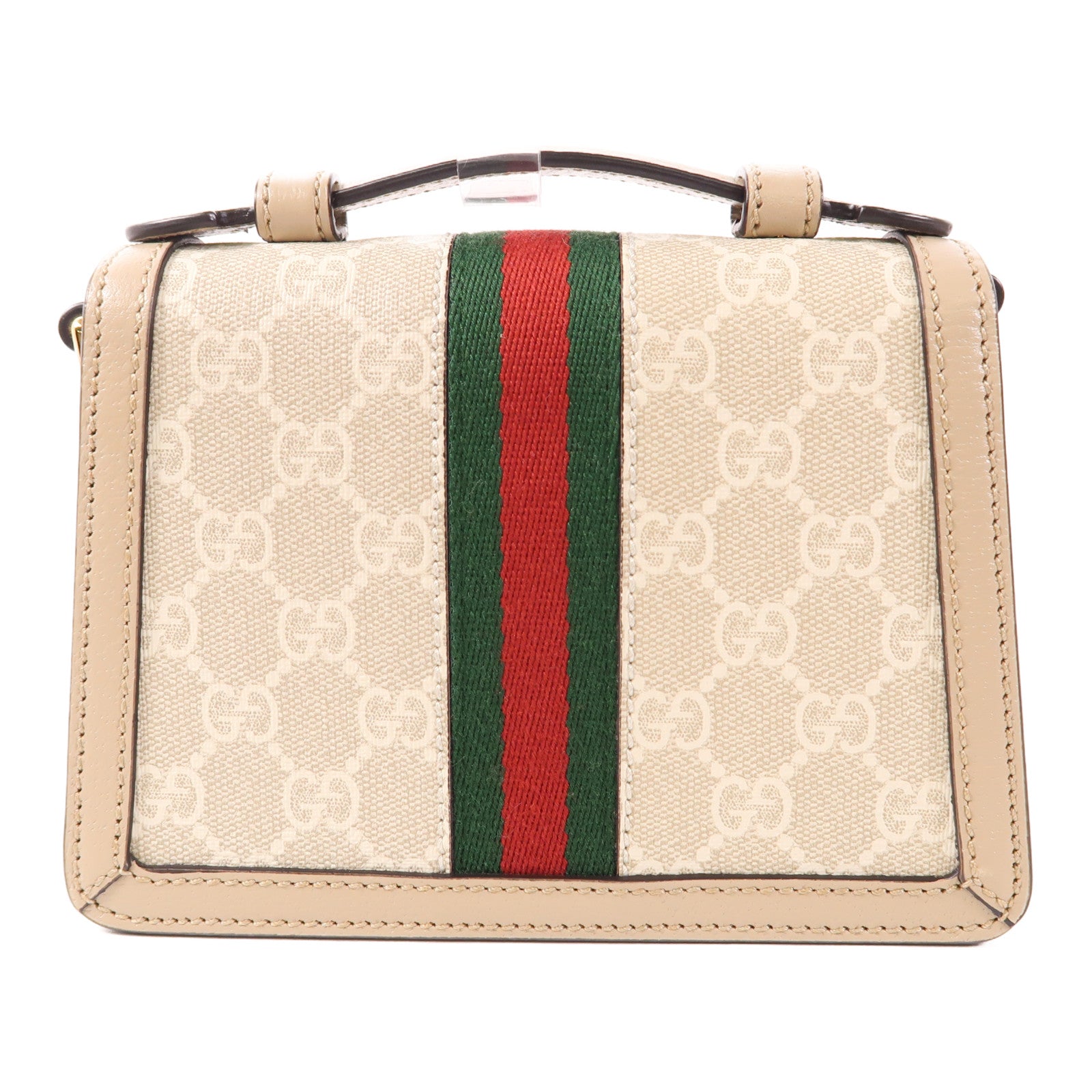 GUCCI 塗層帆布Ophidia Mini Shoulder Bag金扣手挽肩背兩用袋
