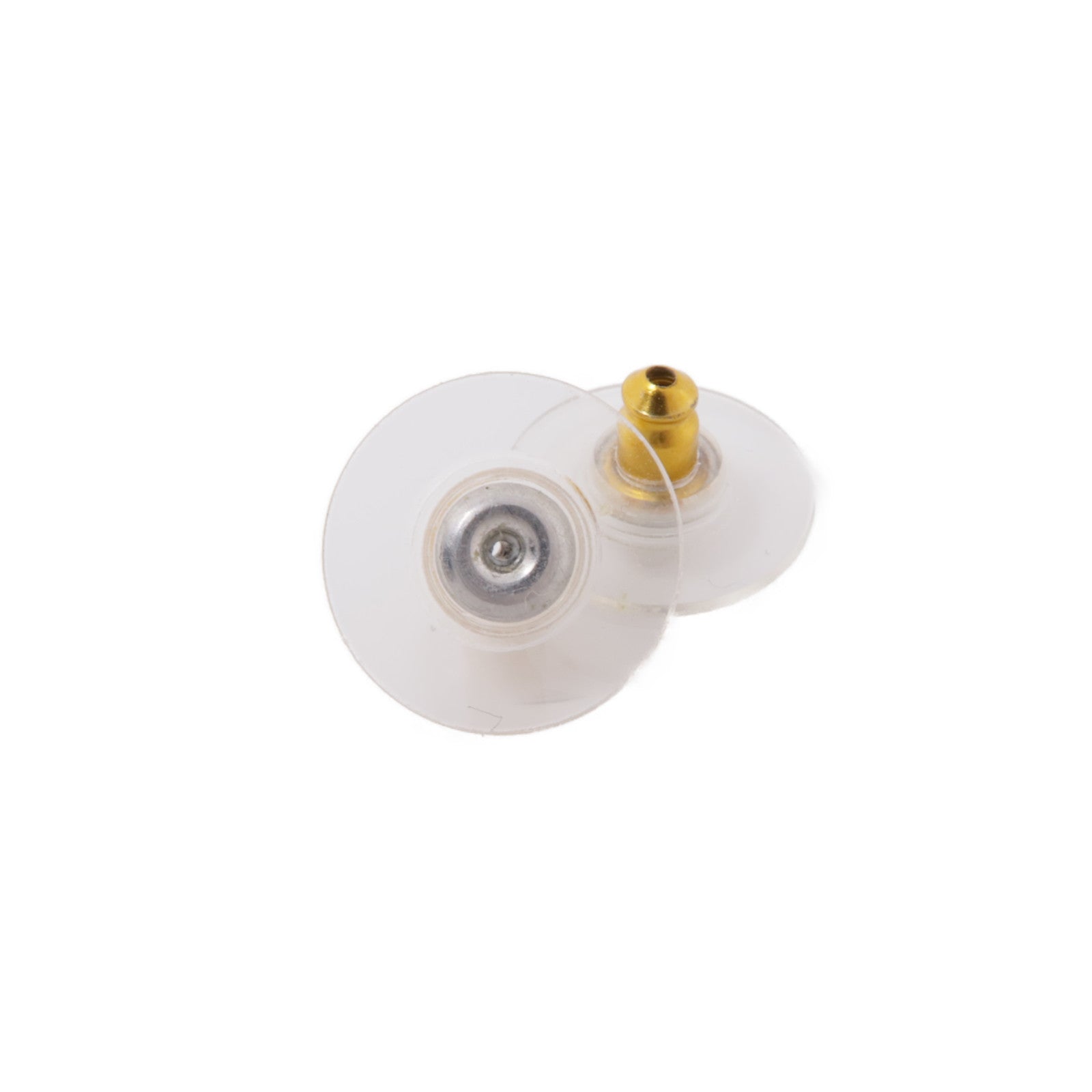 CHANEL CC Earrings Accessories 09A Metal PVC Gold White