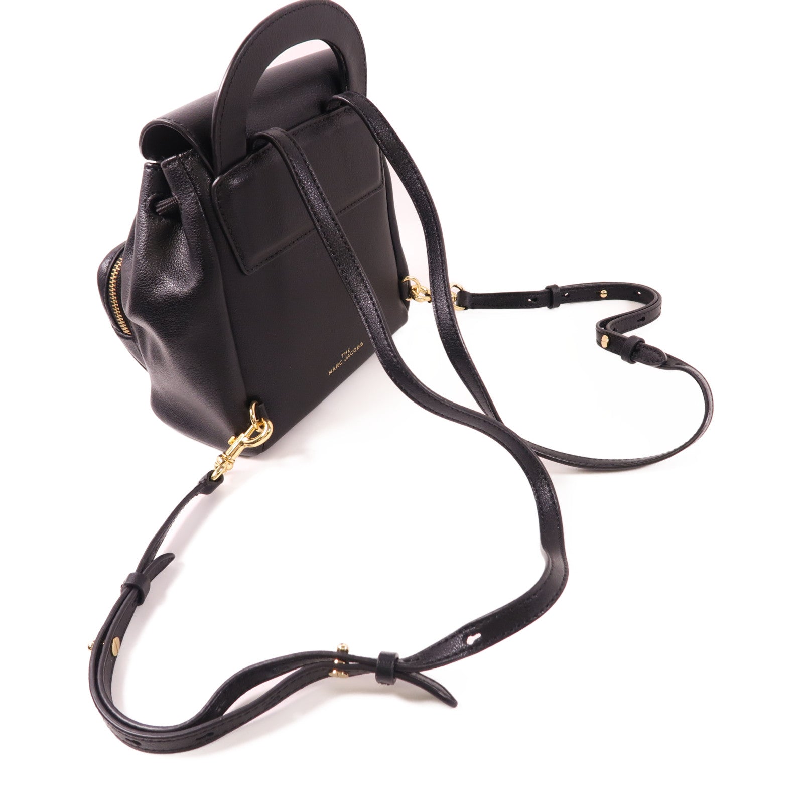 MARC JACOBS 牛皮皮革Backpack金扣背包