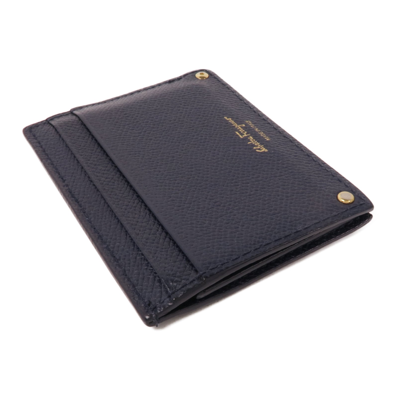 Salvatore Ferragamo 牛皮皮革Card Case金扣卡片套