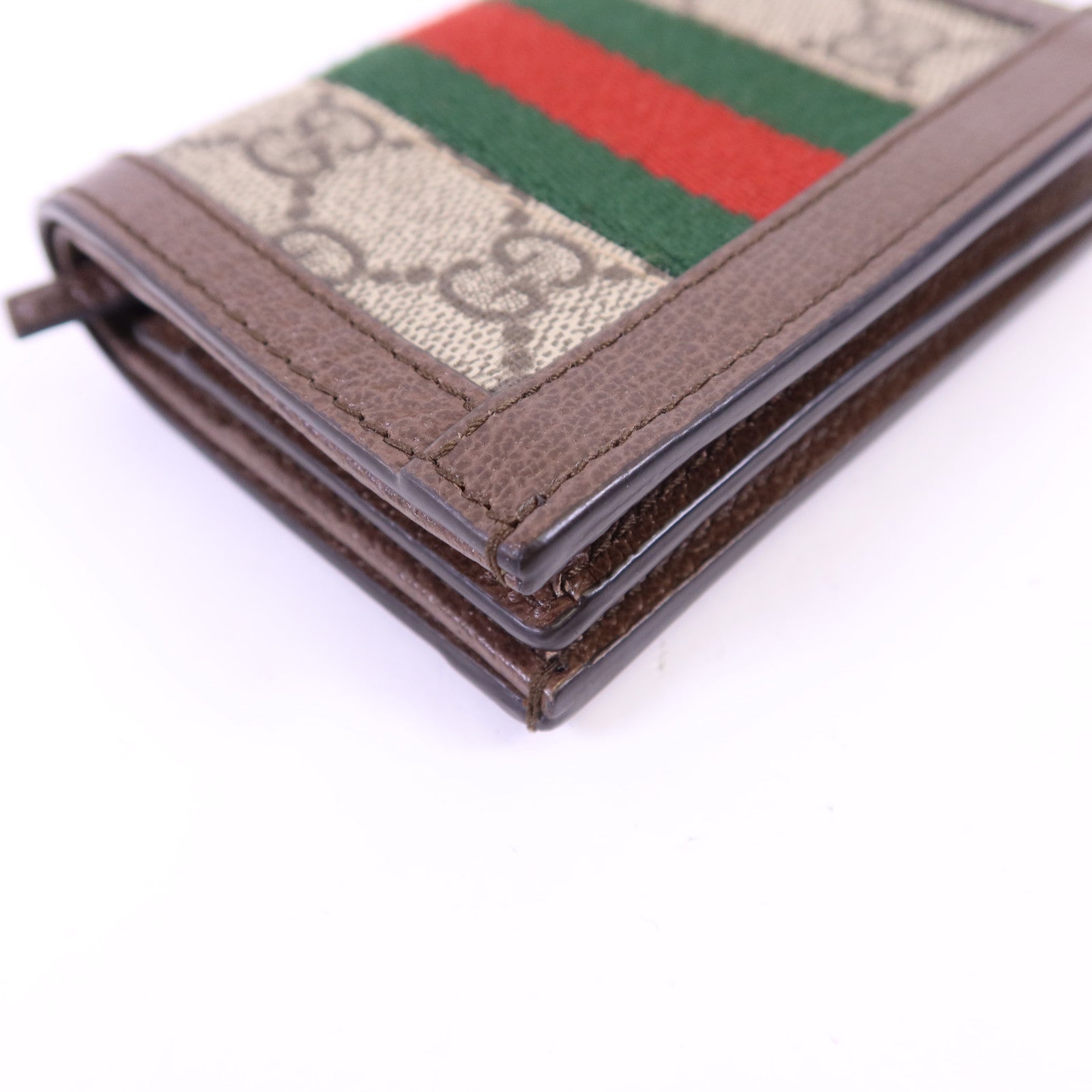 GUCCI 塗層帆布Ophidia Case Wallet金扣錢包