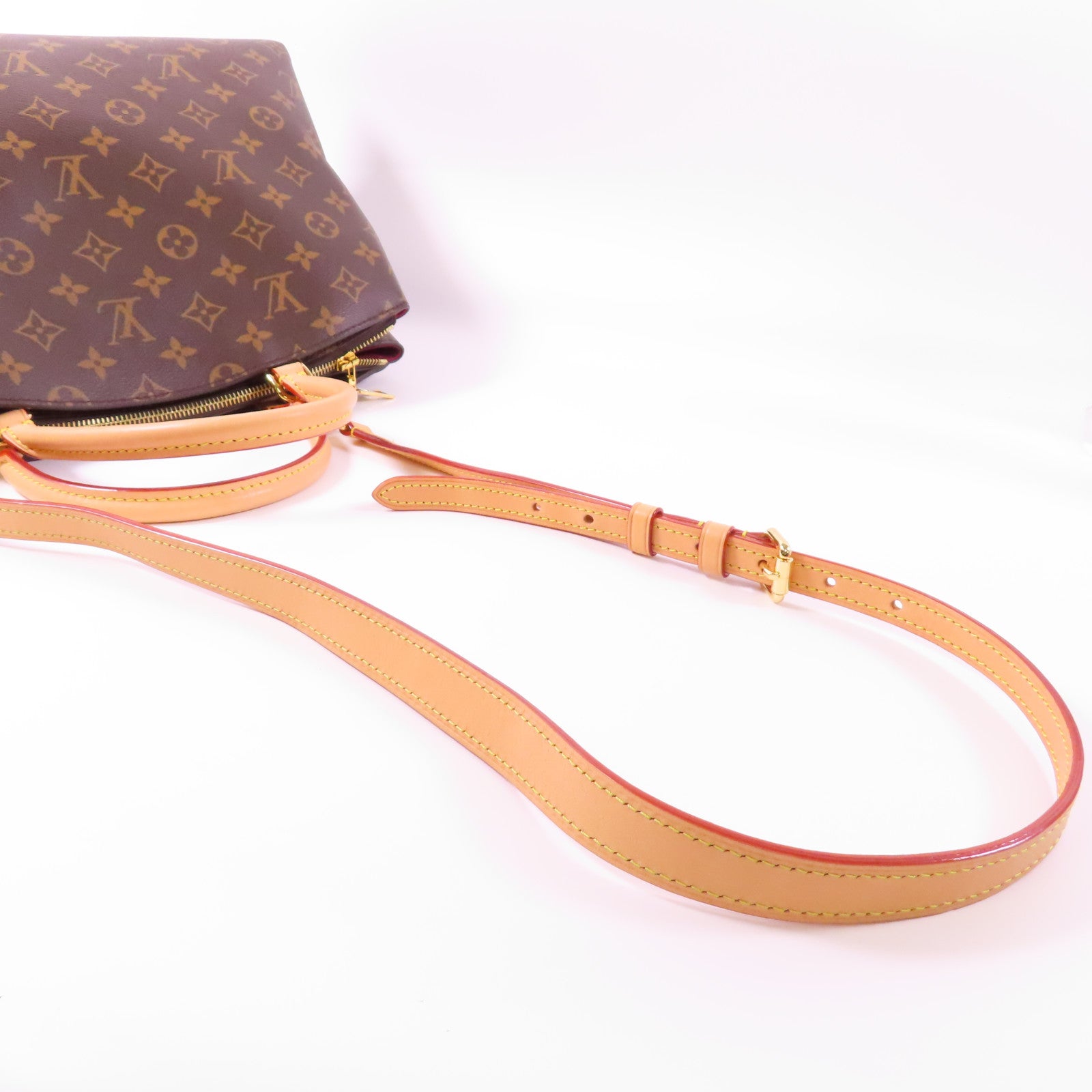 LOUIS VUITTON 【激減優惠】Monogram Grand Palais MM MNG金扣手挽肩背兩用袋啡色
