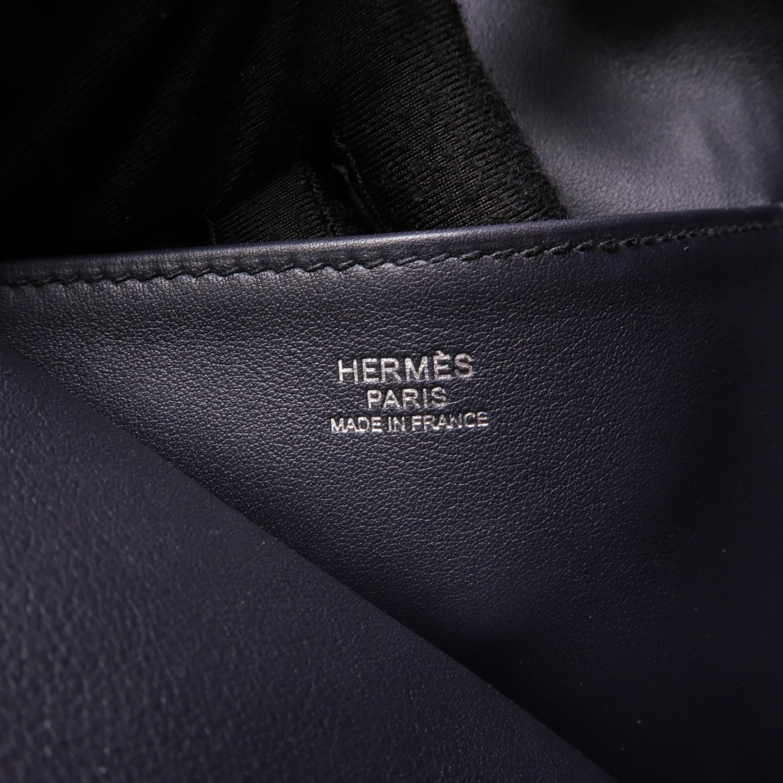 HERMES Evercolor皮革Licol 19肩背袋Bleu Brighton