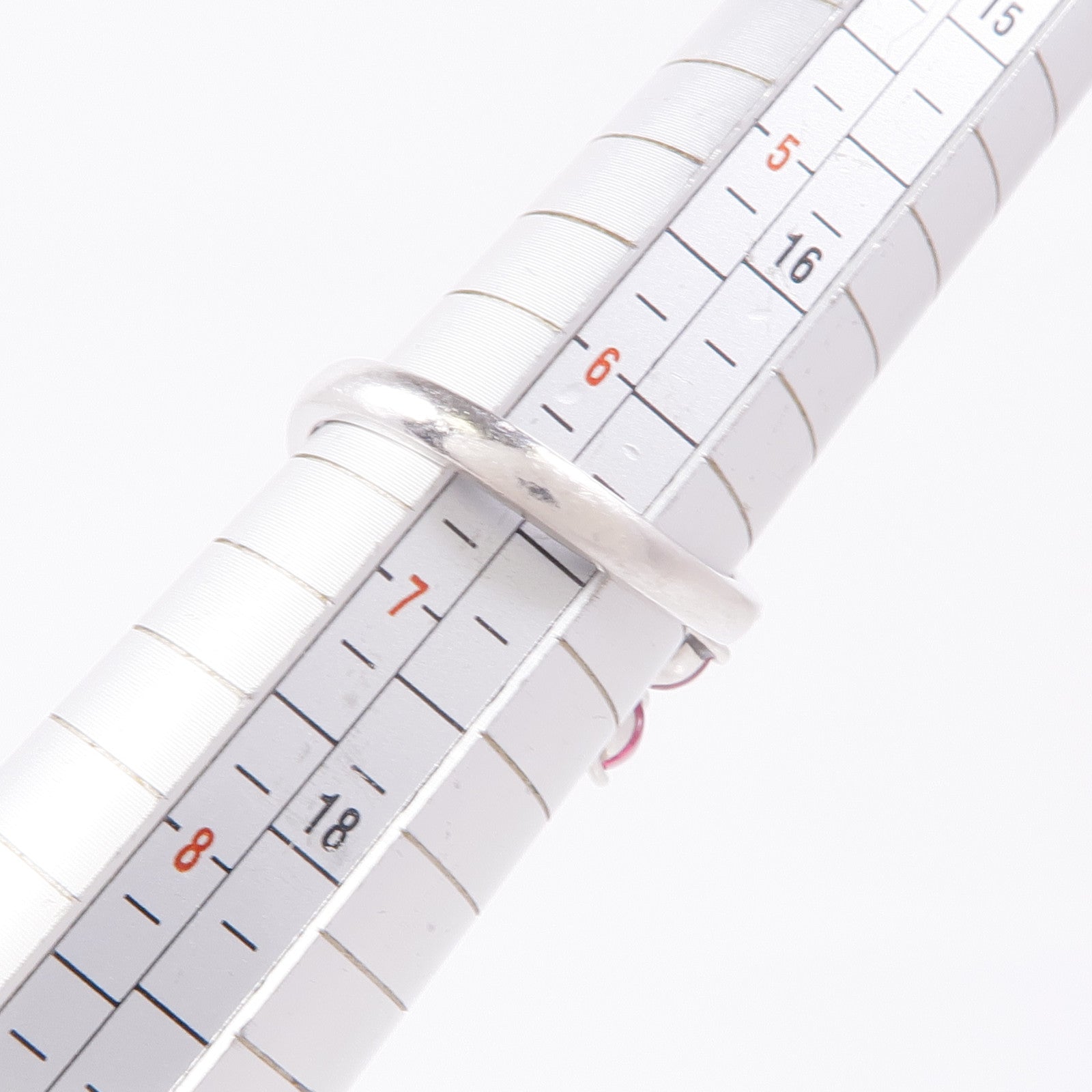 JEWELRY Ruby Diamond Ring PT900 Platinum US#6.5