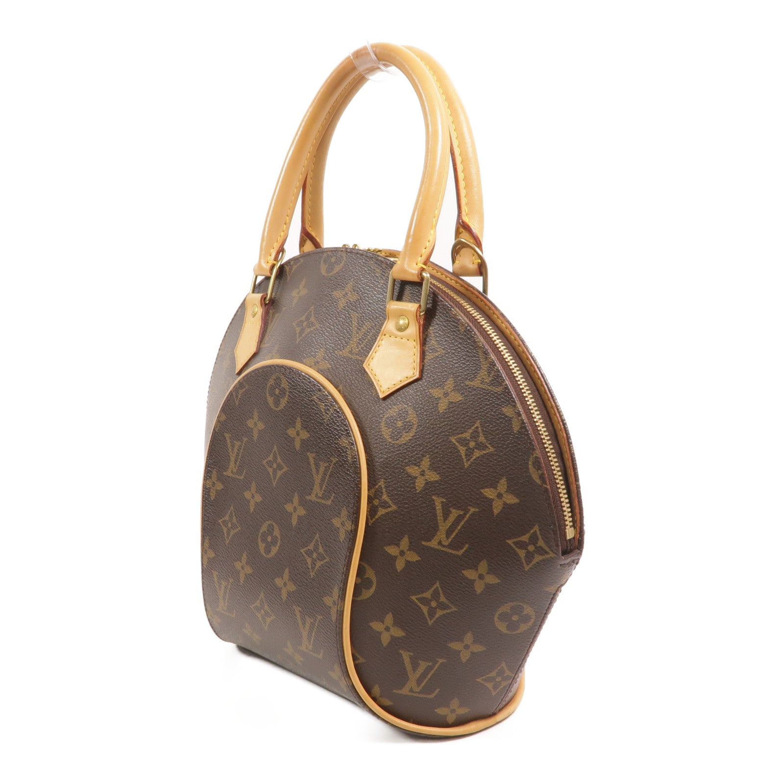 LOUIS VUITTON Monogram Ellipse MM金扣手挽袋