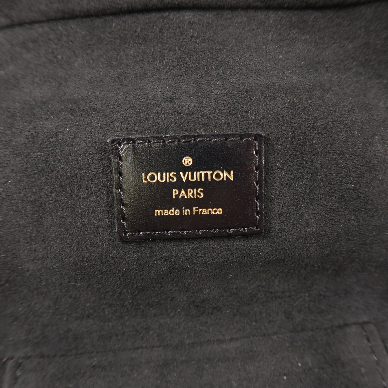 LOUIS VUITTON Monogram Reverse Vanity PM金扣手挽肩背兩用袋棕色