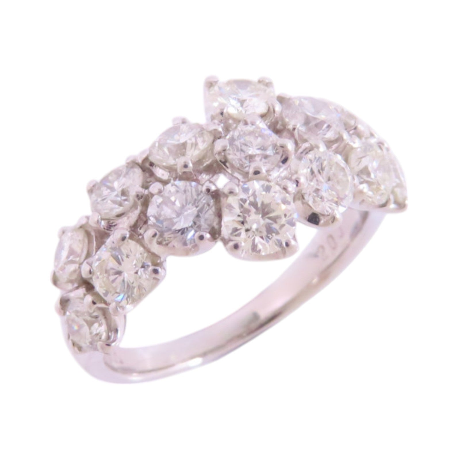 JEWELRY 【激減優惠】PT900鉑金/鑽石Diamond Ring戒指US#6.5