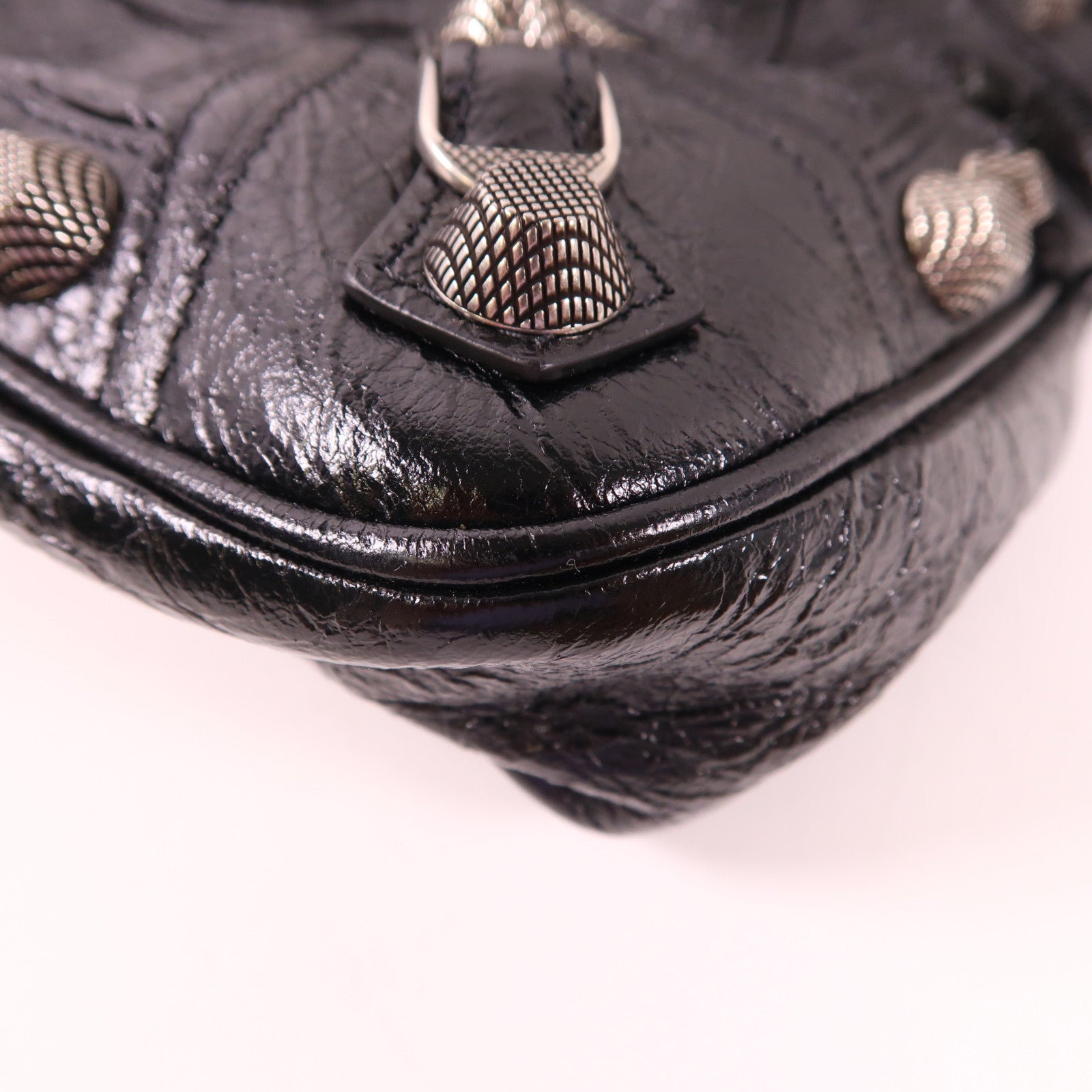 BALENCIAGA 牛皮皮革Neo Cagole銀扣手挽肩背兩用袋