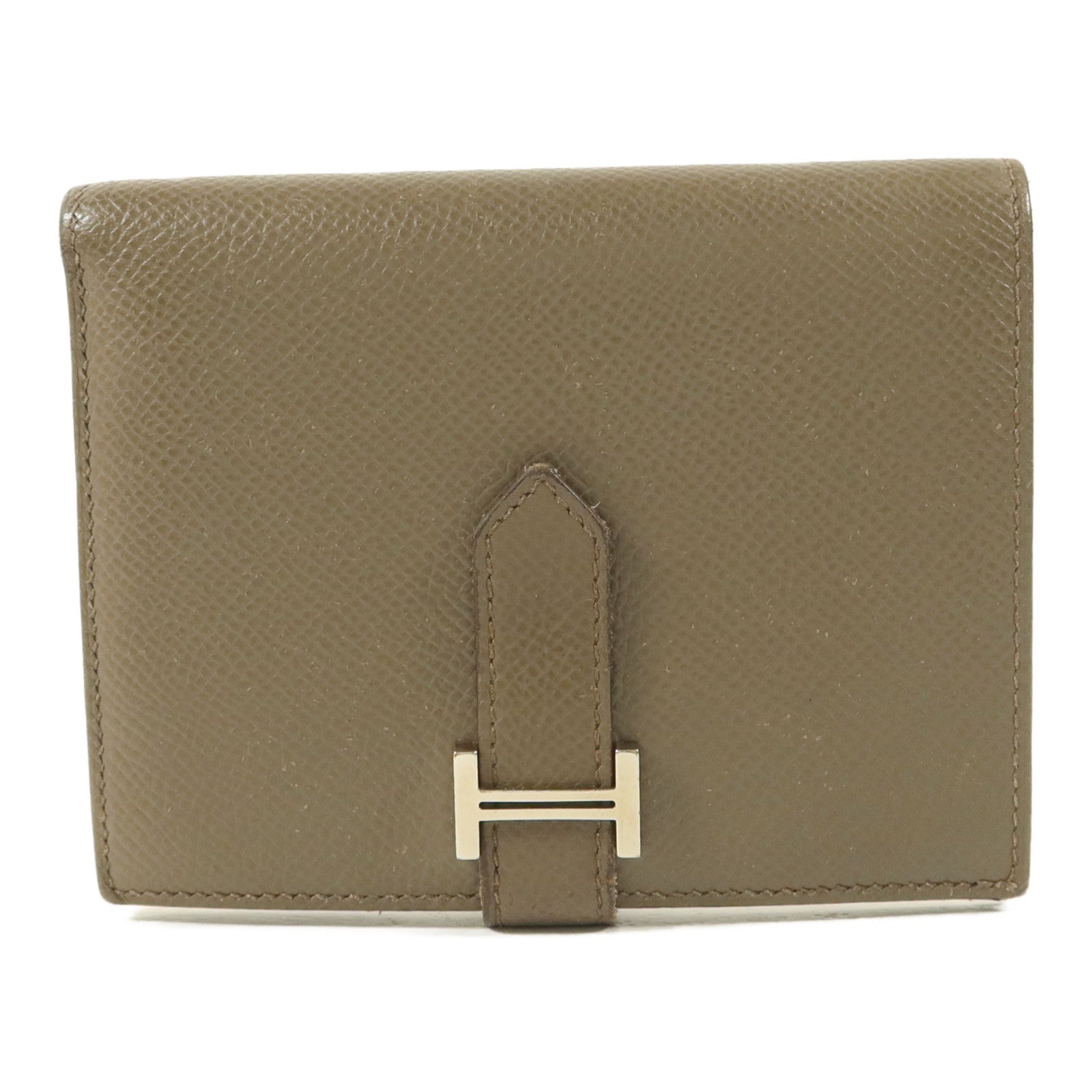 HERMES Epsom皮革Bearn Wallet錢包Etoupe
