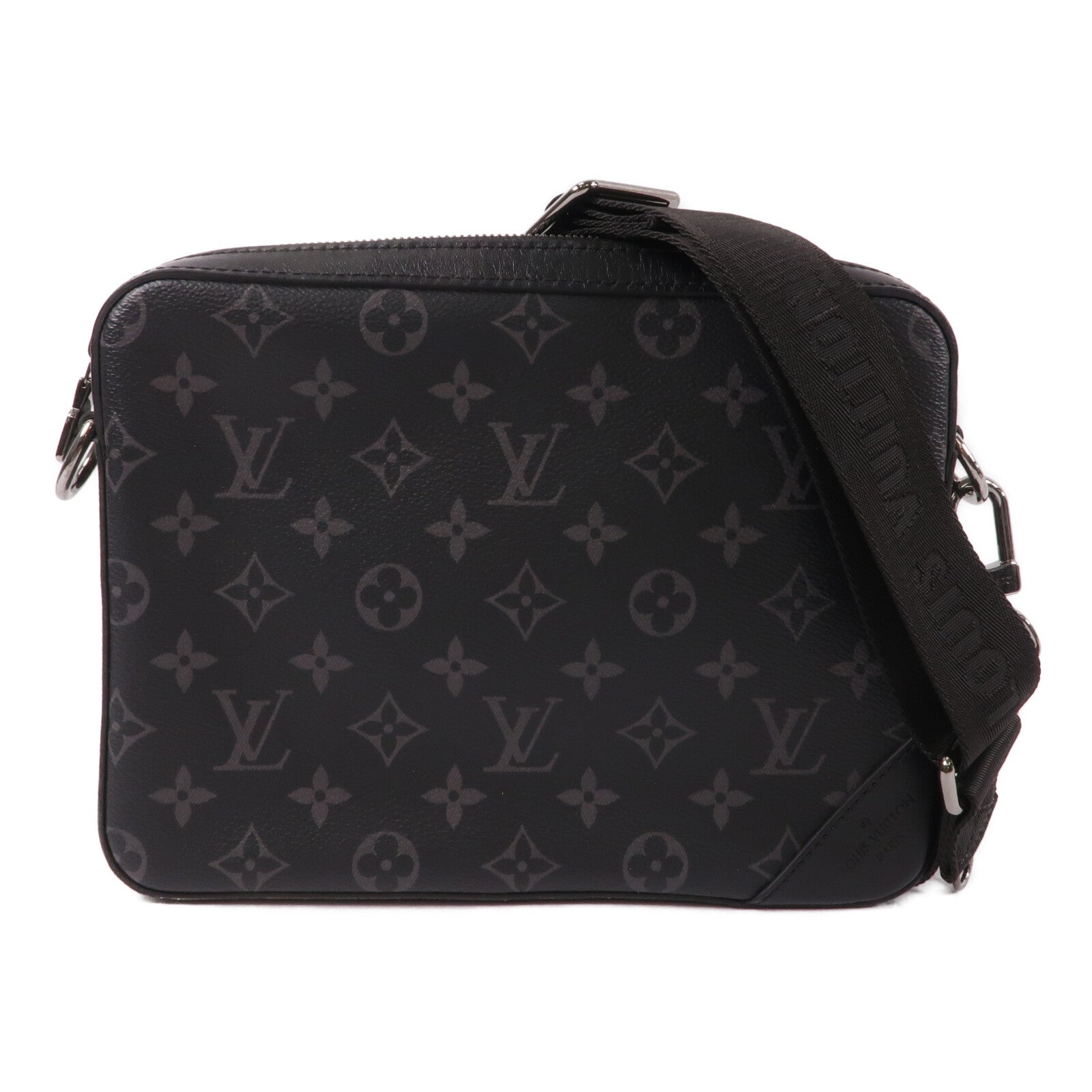 LOUIS VUITTON Monogram Eclipse Reverse Trio Messenger肩背袋