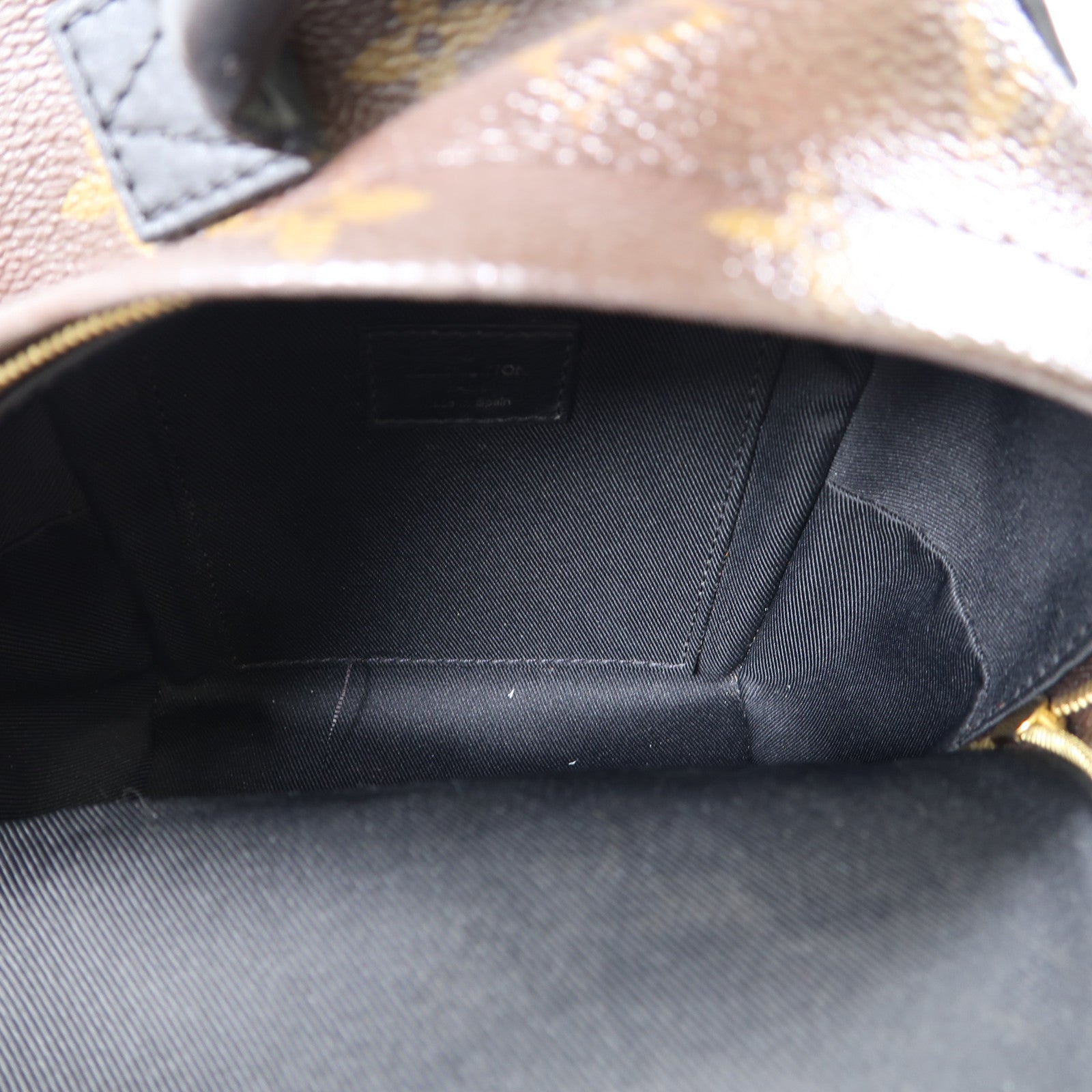 LOUIS VUITTON Monogram Palm Springs Mini金扣背包啡色