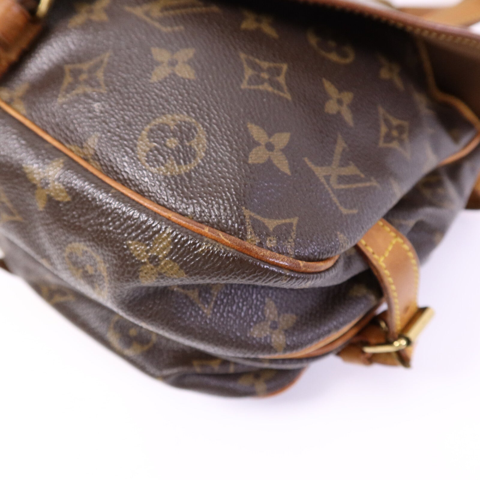 LOUIS VUITTON Monogram Saumur 30金扣肩背袋