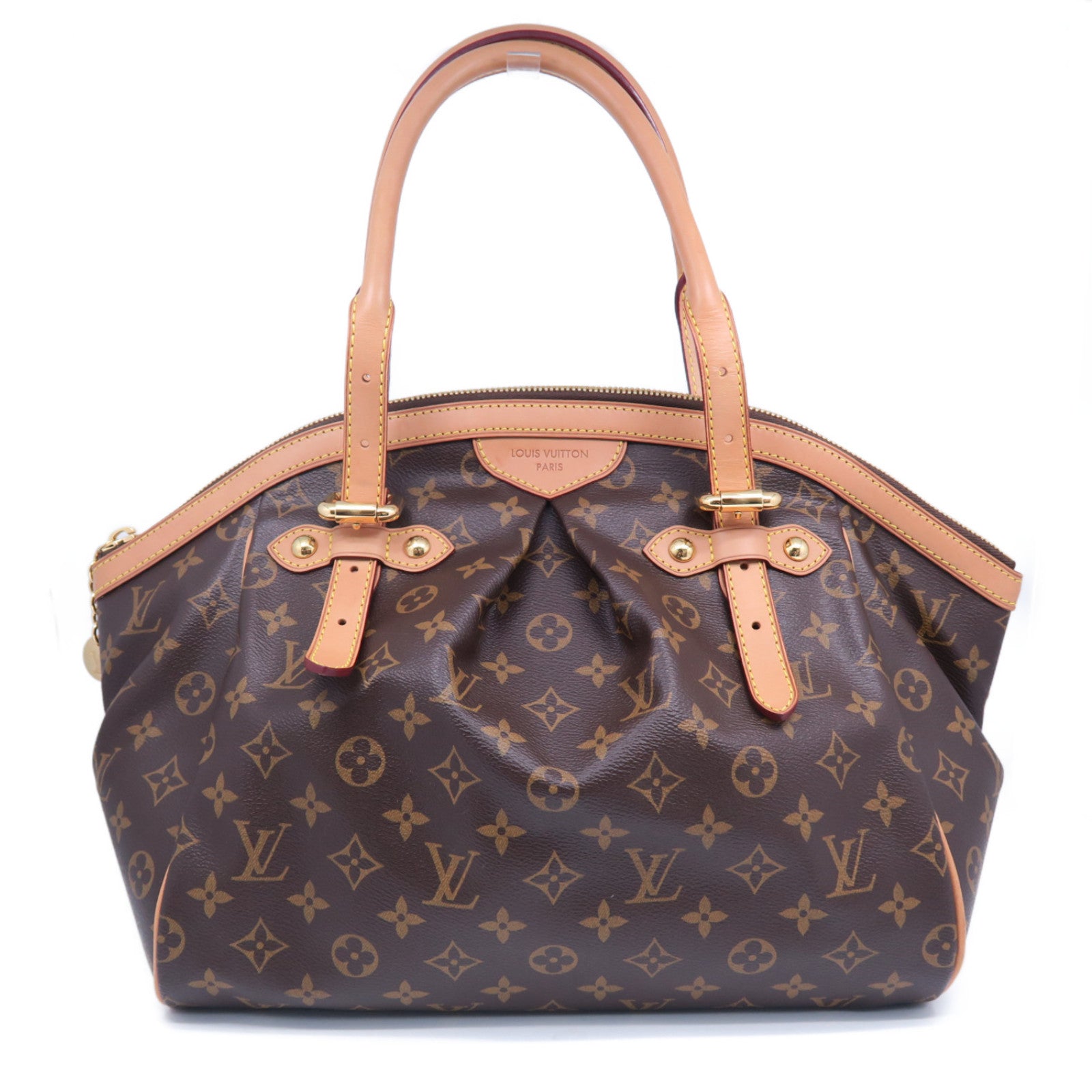 LOUIS VUITTON 【清倉大減價】Monogram Tivoli GM金扣手挽袋啡色