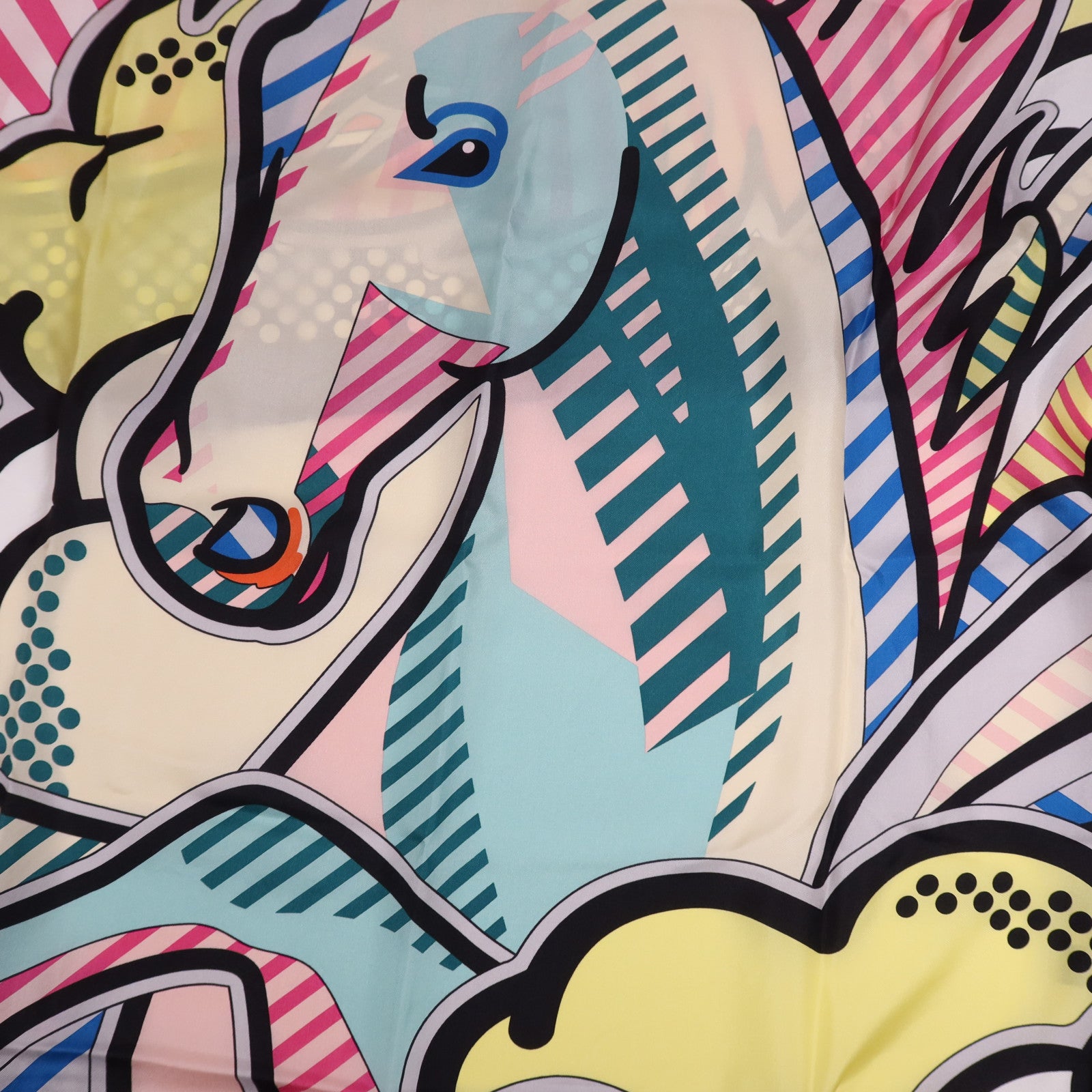 HERMES 絲質Scarf 140X140絲巾Multicolor