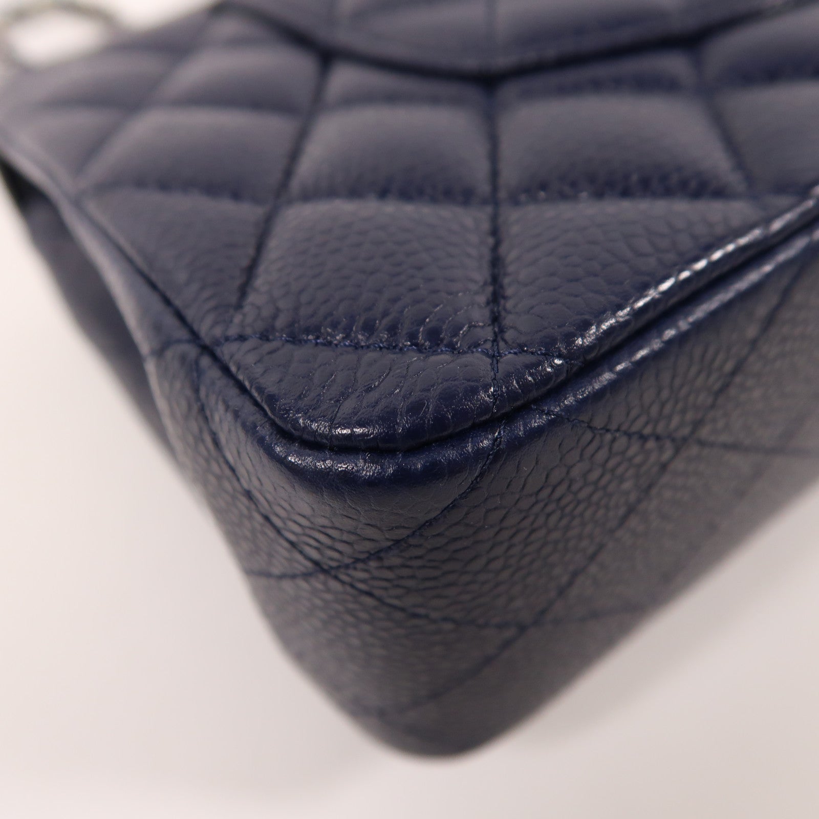 CHANEL 牛皮皮革Classic 25銀扣鏈帶肩背袋