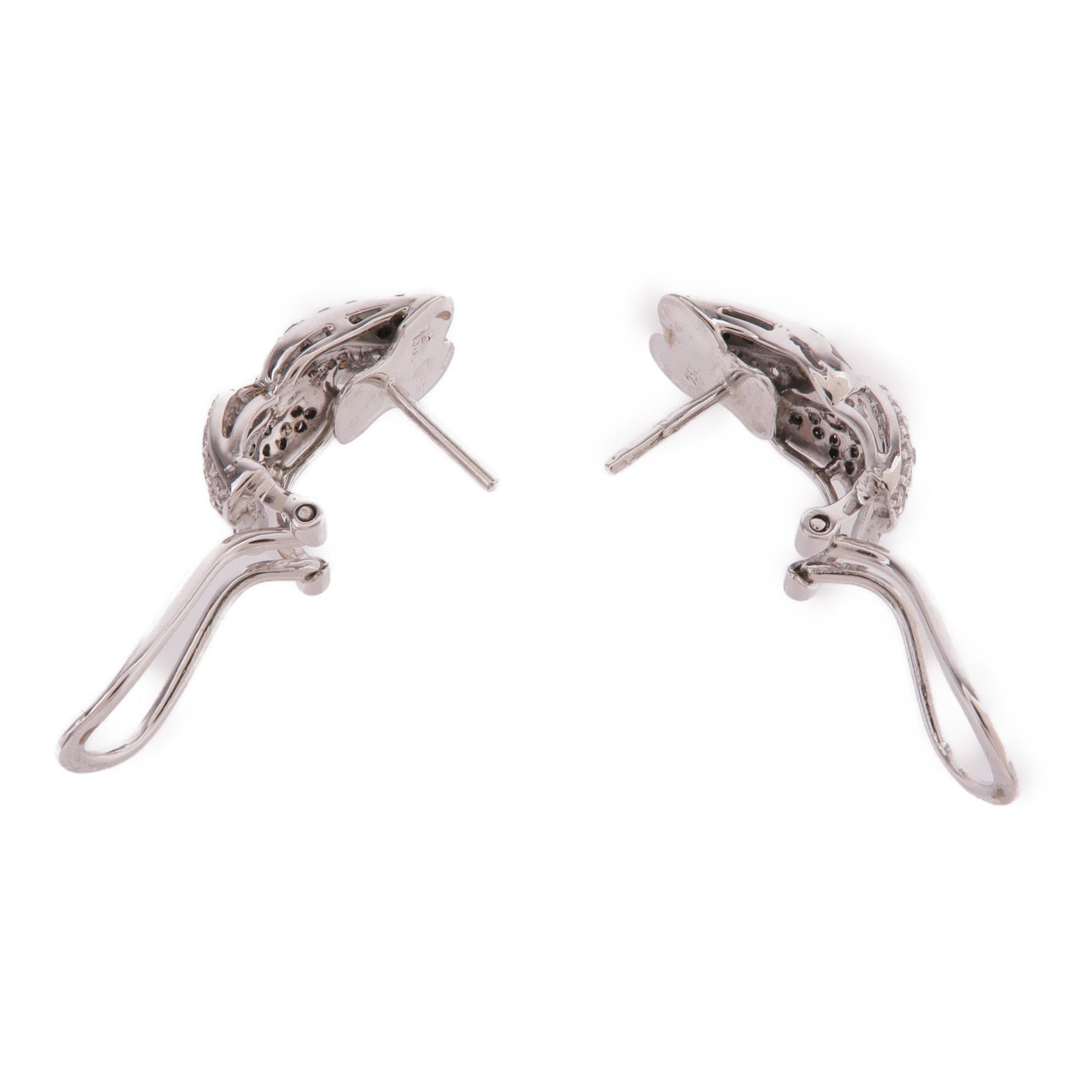 JEWELRY 18K白金Diamond Earrings鑽石耳環