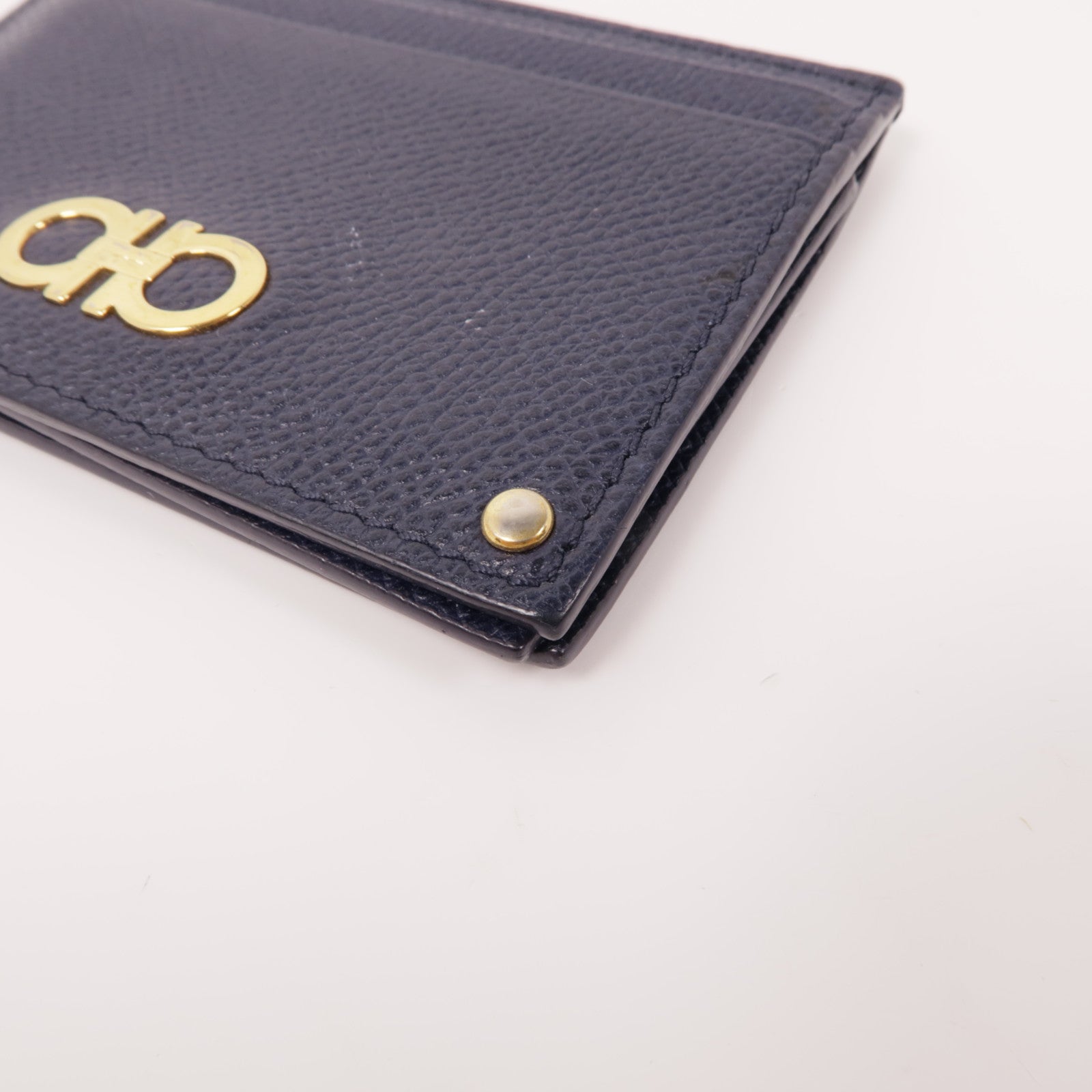Salvatore Ferragamo 牛皮皮革Card Case金扣卡片套