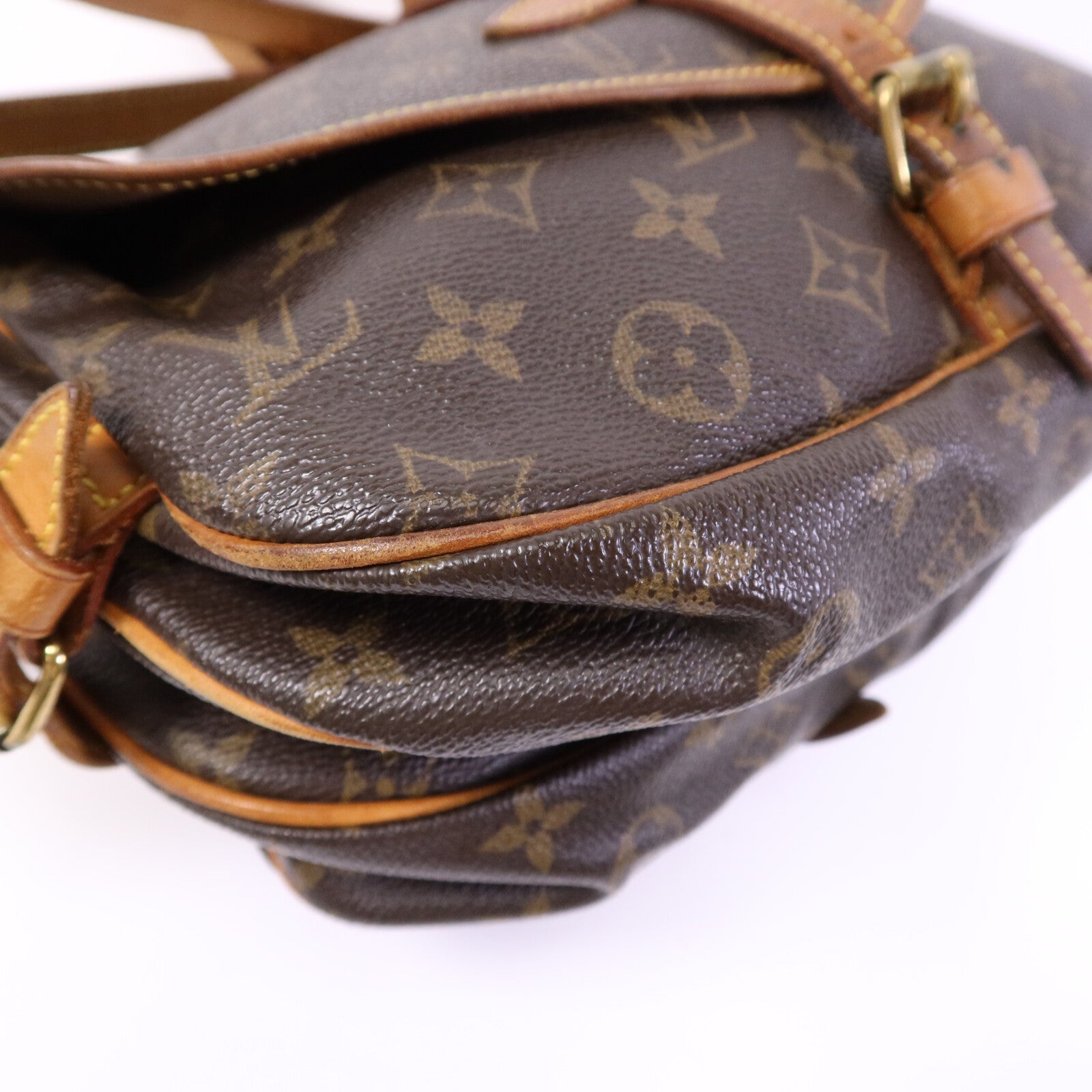 LOUIS VUITTON Monogram Saumur 30金扣肩背袋