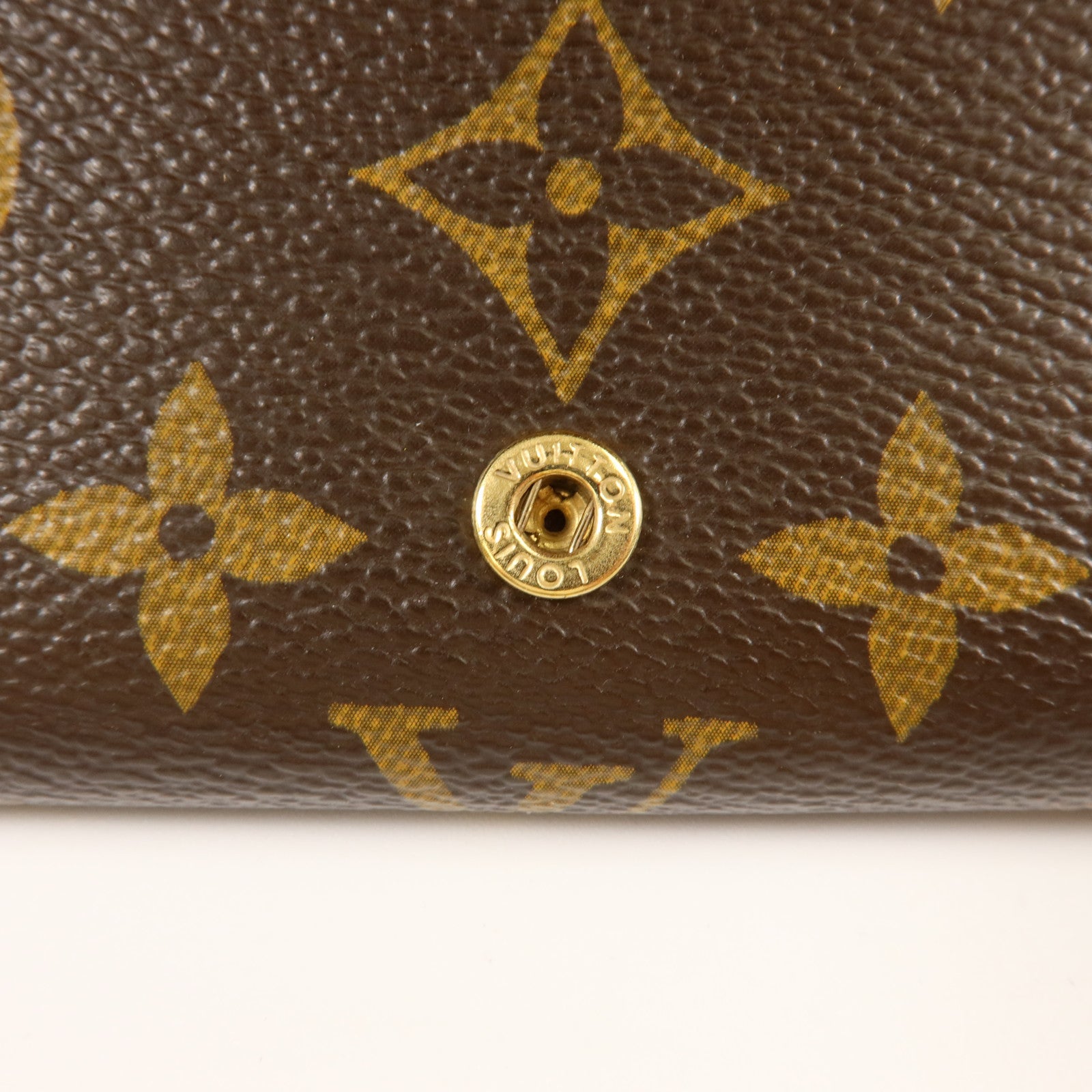 LOUIS VUITTON Monogram Bifold Wallet金扣錢包