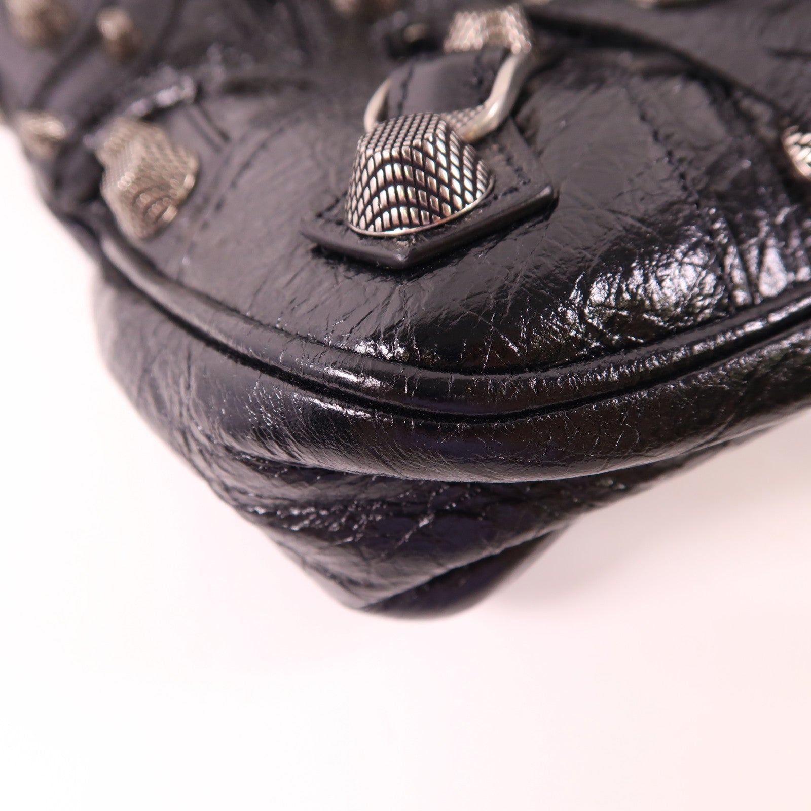 BALENCIAGA 牛皮皮革Neo Cagole銀扣手挽肩背兩用袋