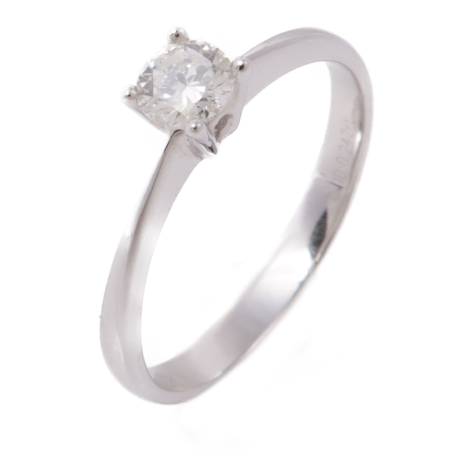 JEWELRY 【激減優惠】18K白金Diamond Ring鑽石戒指US#5.75