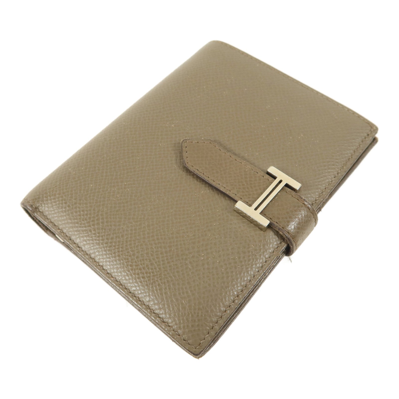 HERMES Epsom皮革Bearn Wallet錢包Etoupe