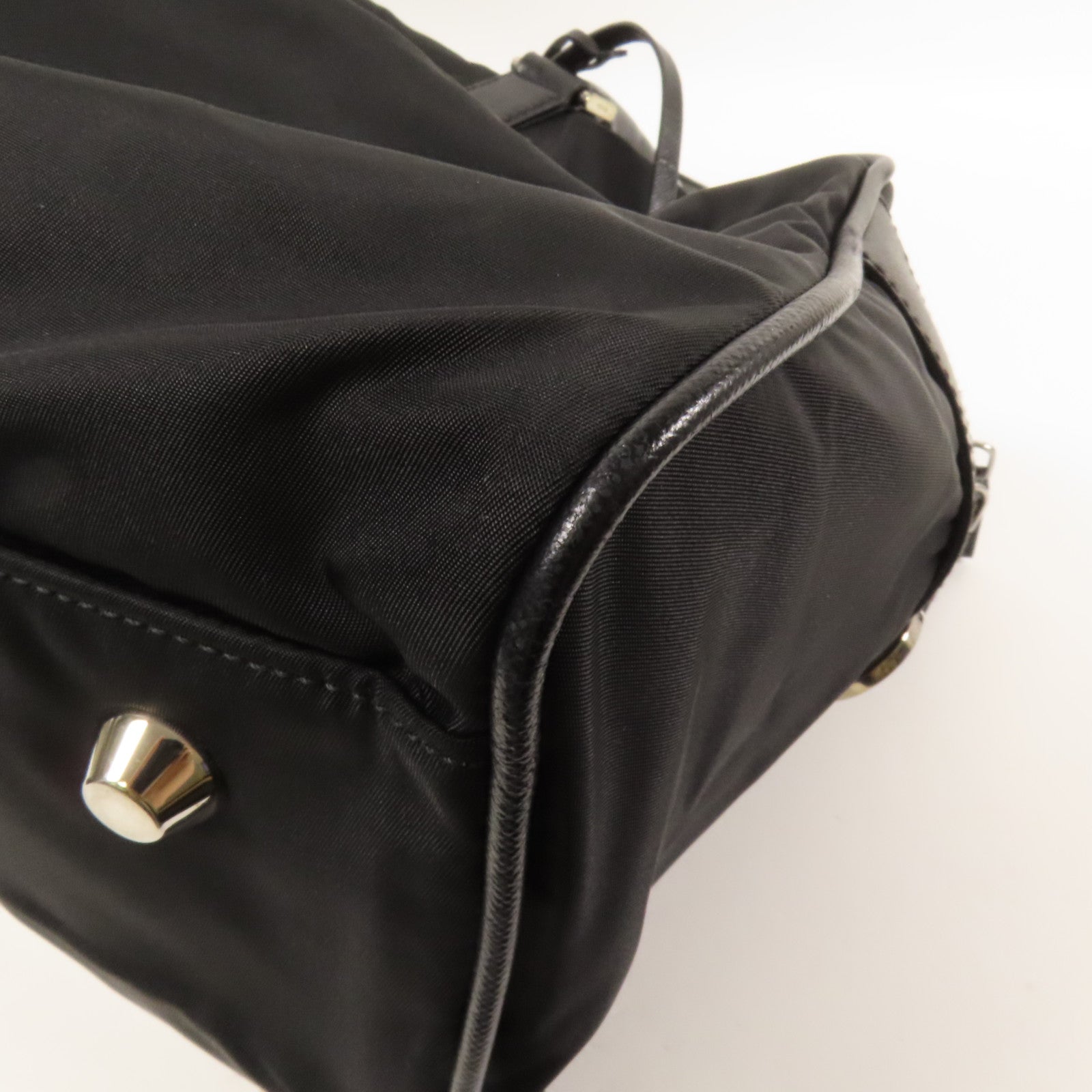 PRADA 尼龍Shoulder Bag銀扣手挽肩背兩用袋