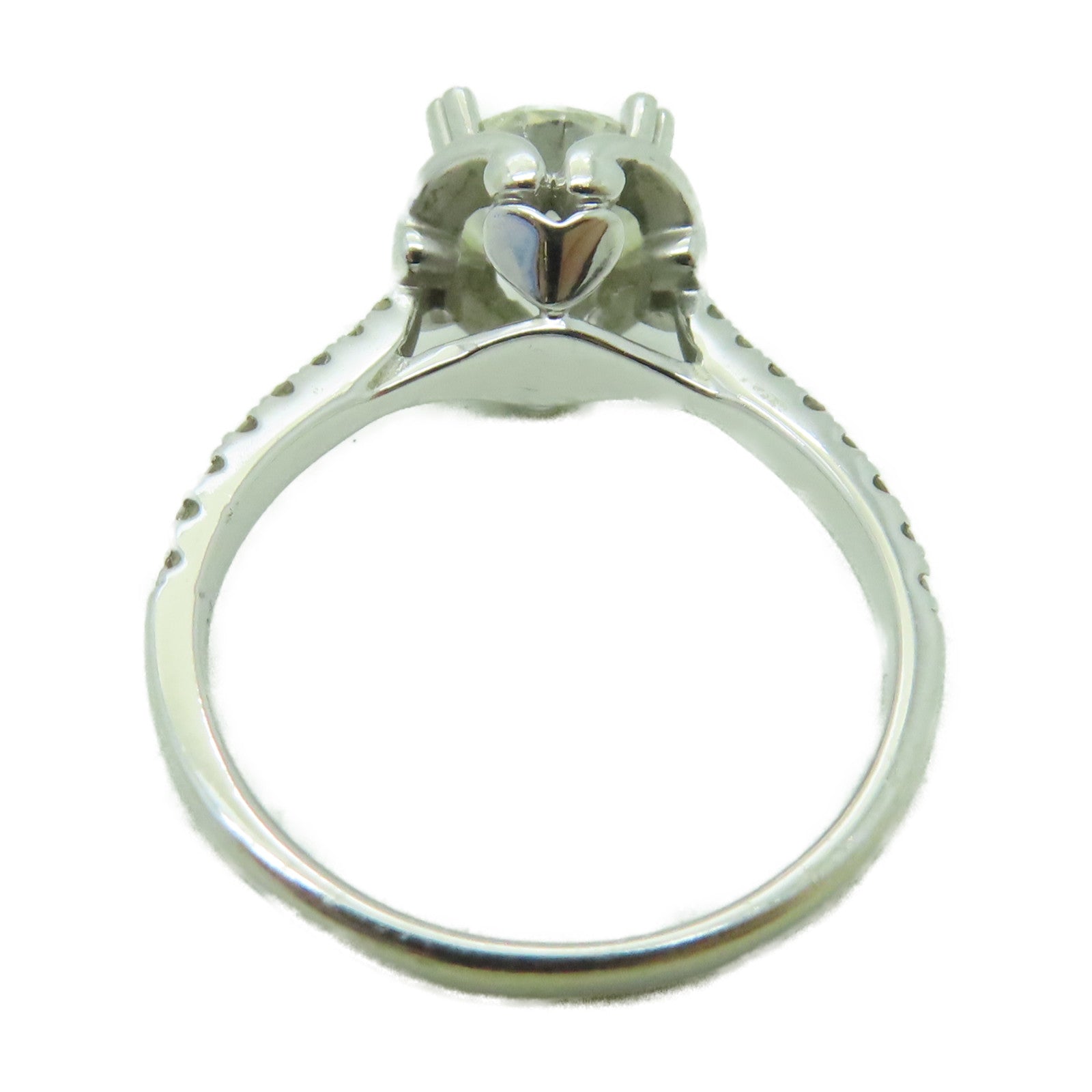 JEWELRY 【激減優惠】18K白金Diamond Ring 1.11ct/0.15ct鑽石戒指US#5.75