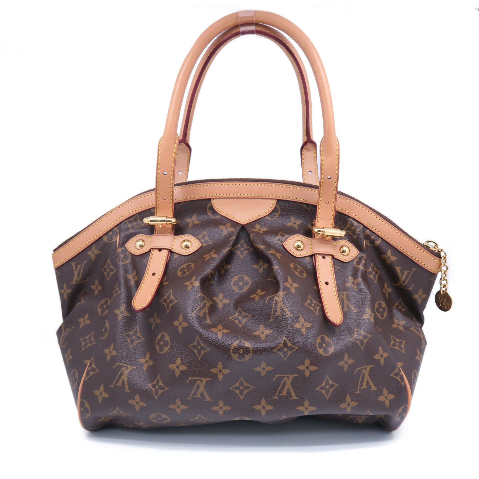 LOUIS VUITTON 【清倉大減價】Monogram Tivoli GM金扣手挽袋啡色