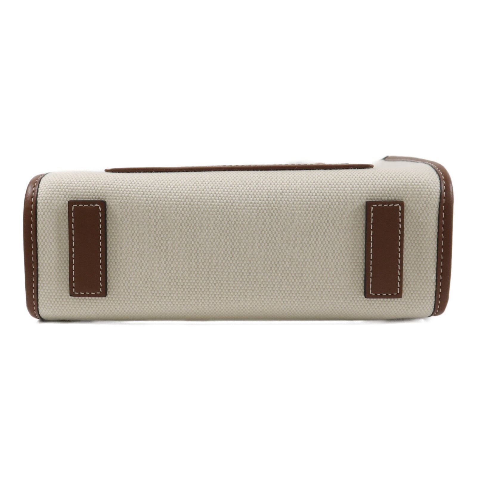 BURBERRY 帆布Mini Freya Tote手挽肩背兩用袋