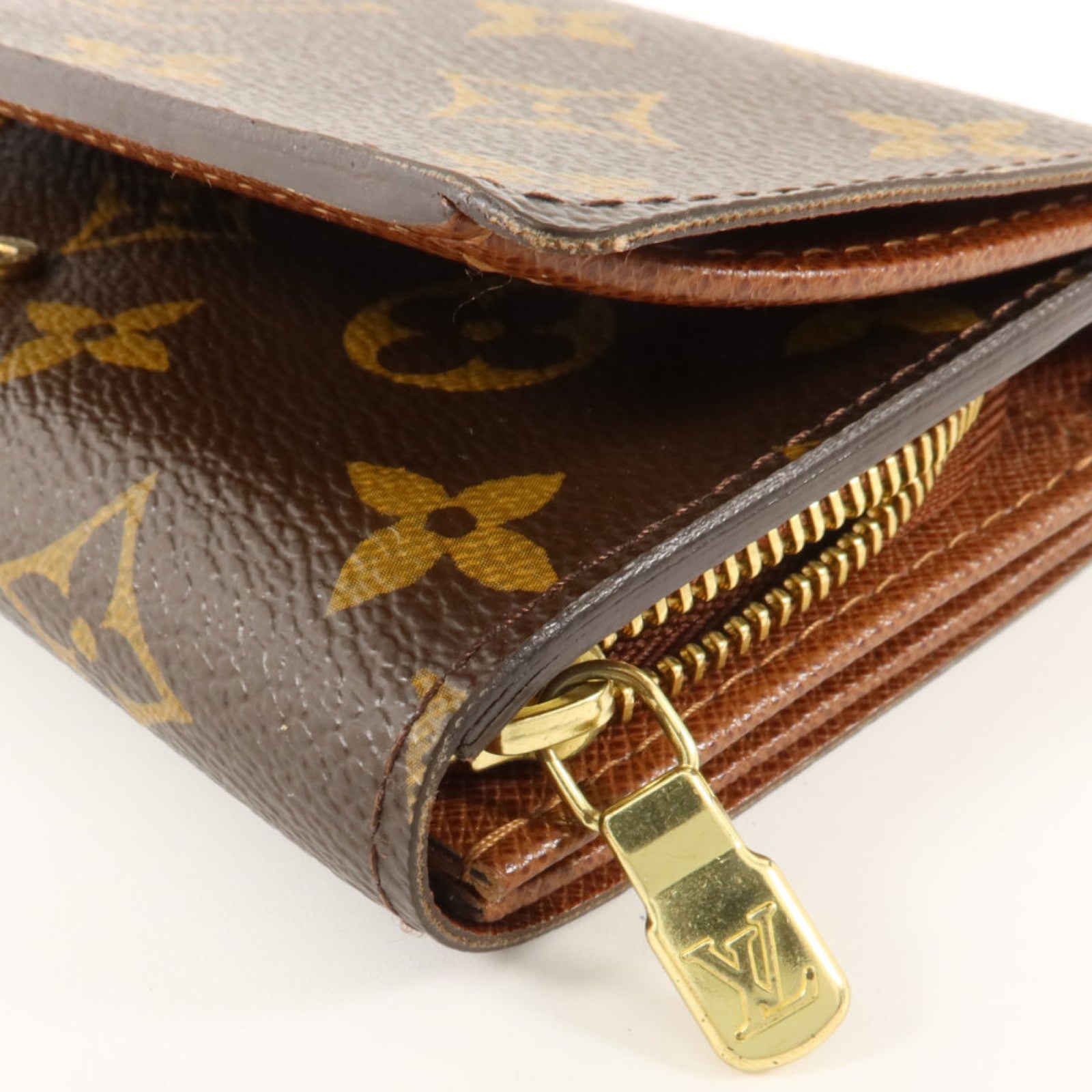 LOUIS VUITTON Monogram Bifold Wallet金扣錢包