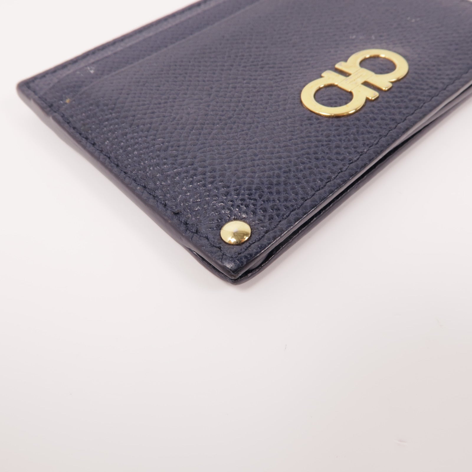 Salvatore Ferragamo 牛皮皮革Card Case金扣卡片套
