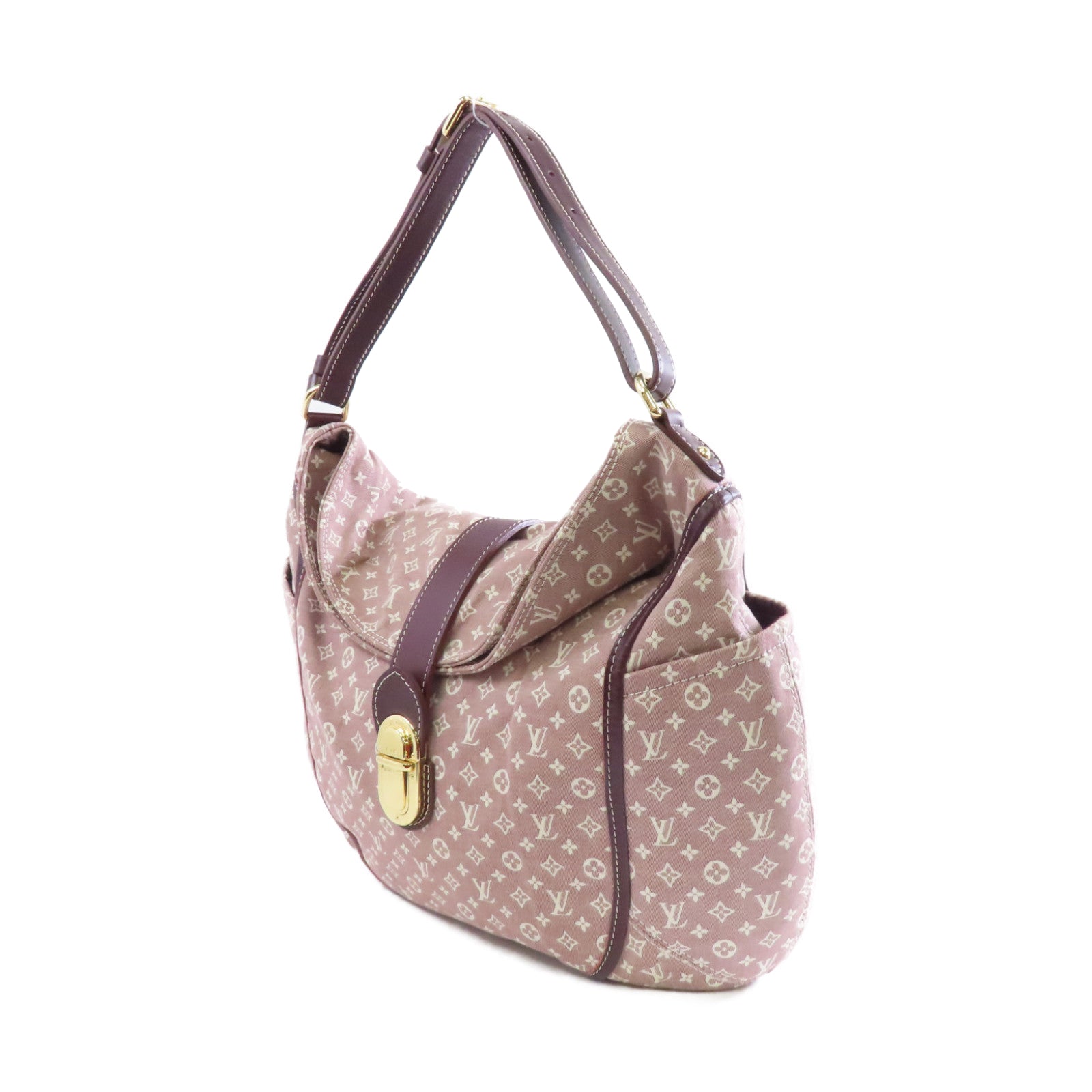 LOUIS VUITTON Monogram Idylle Romance Shoulder Bag金扣肩背袋紅色