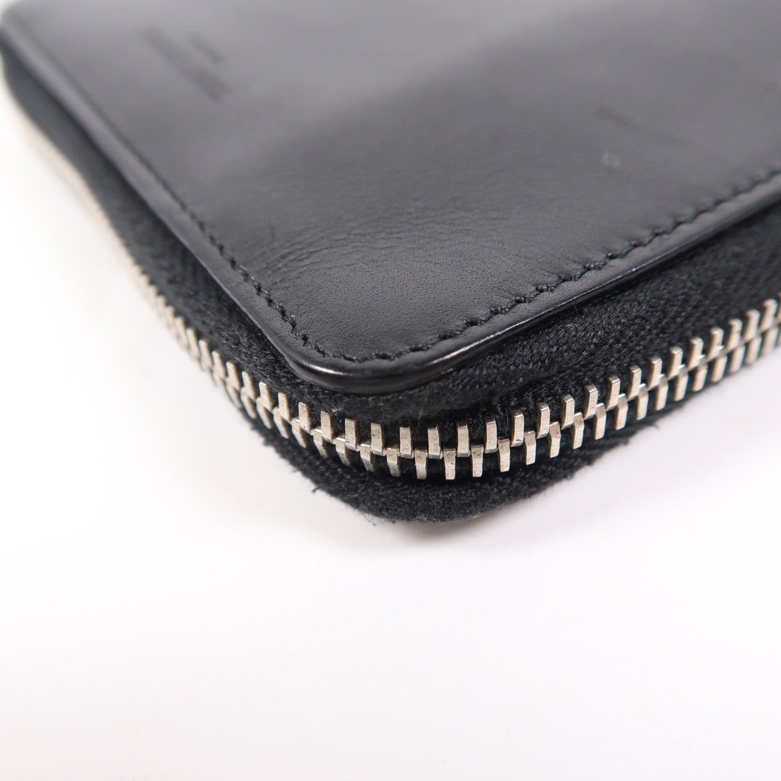 SAINT LAURENT 牛皮皮革Wallet銀扣錢包