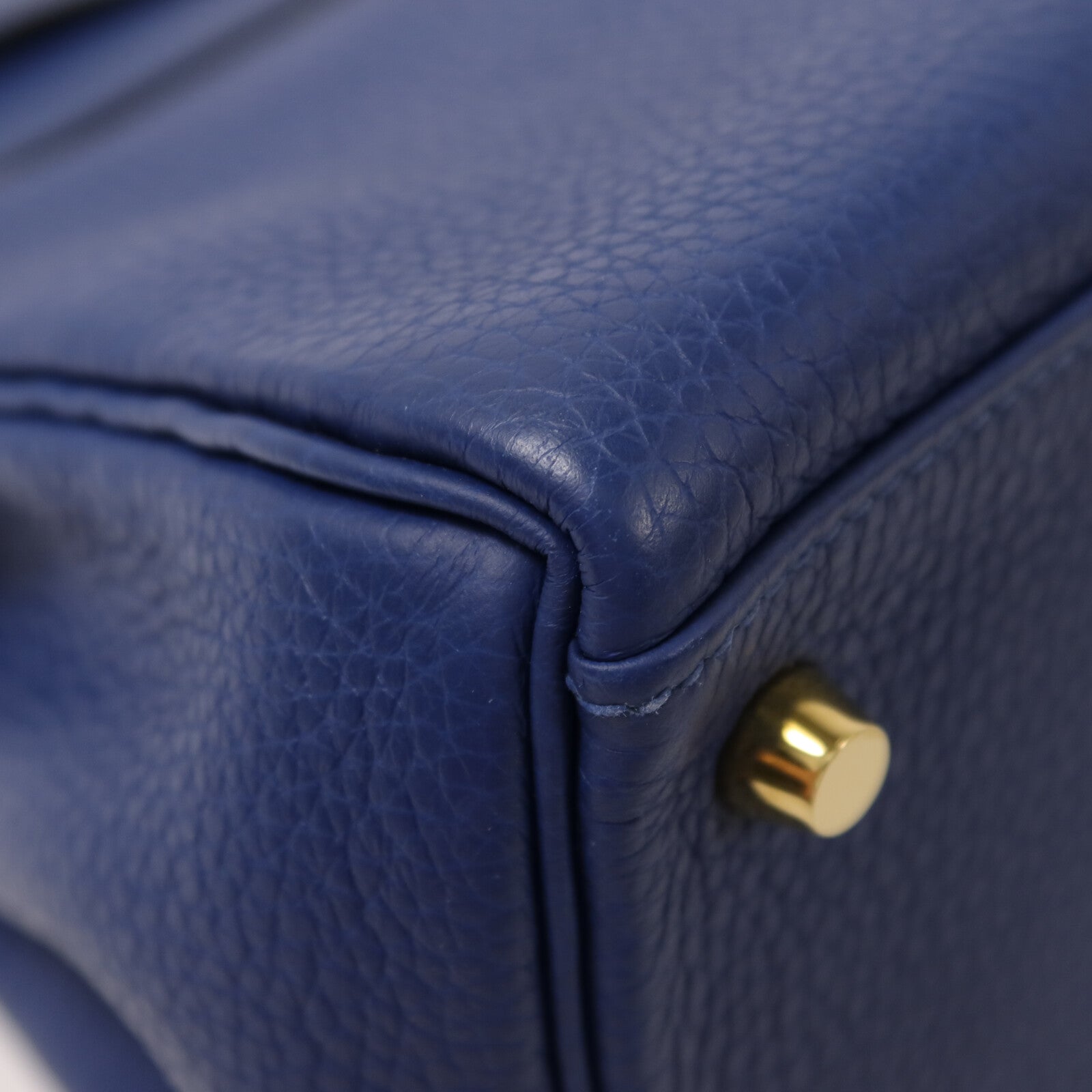 HERMES Togo皮革Kelly 28手挽肩背兩用袋Deep Blue