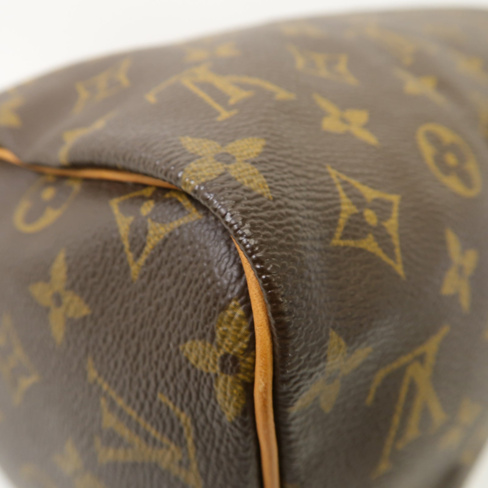 LOUIS VUITTON Monogram Speedy 30金扣手挽袋啡色